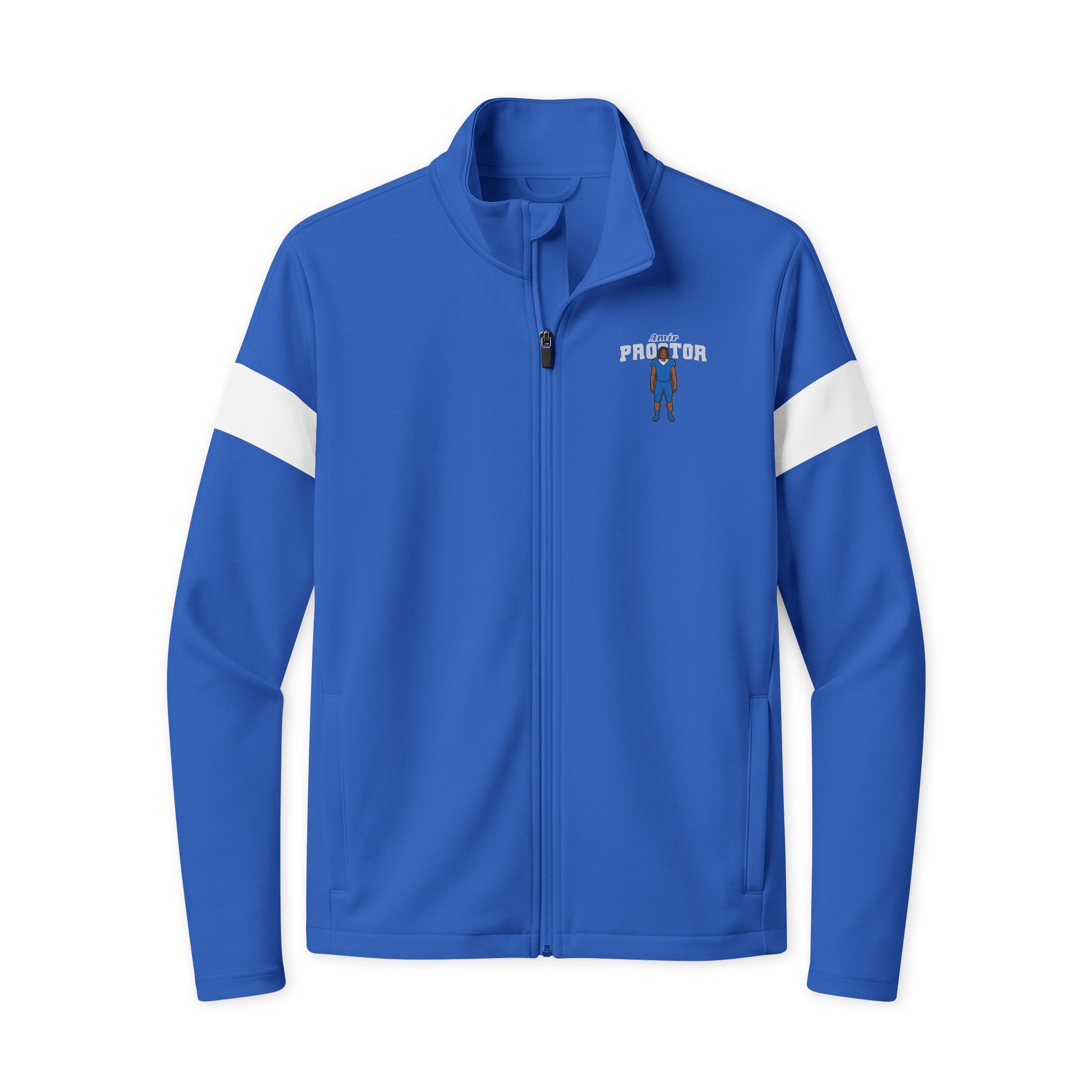 Travel Full-Zip Jacket — character_name_arch in True Royal/ White