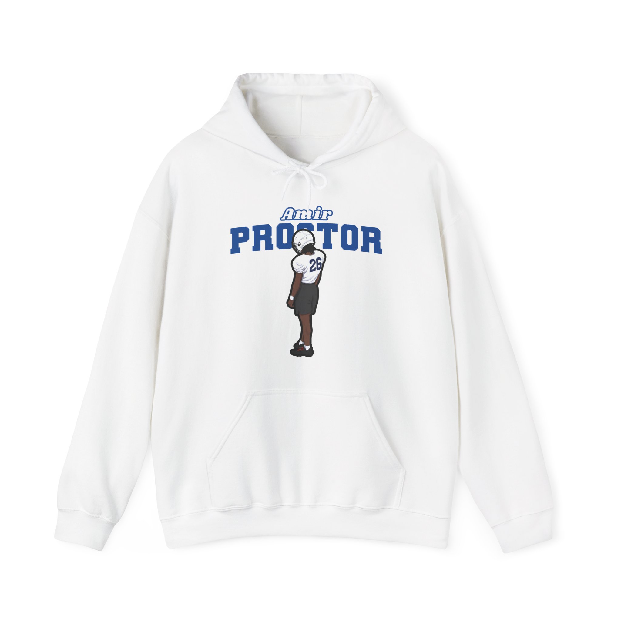 Hoodie — character_name_arch in White