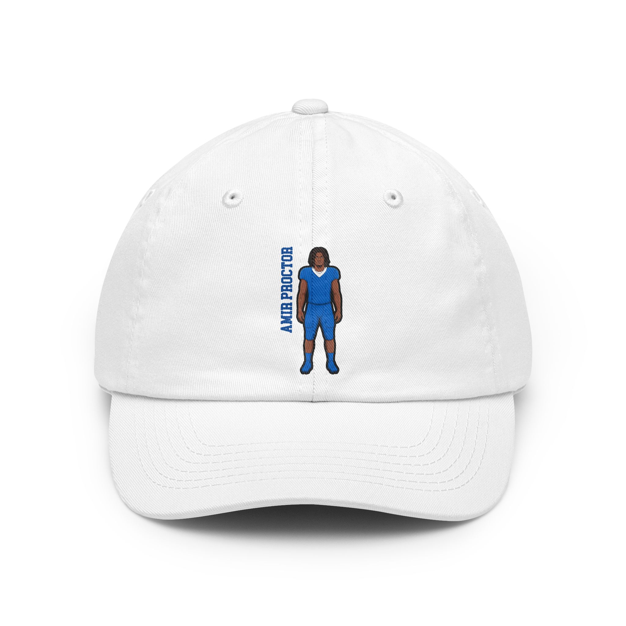 Dad Hat — character_name_vertical in White