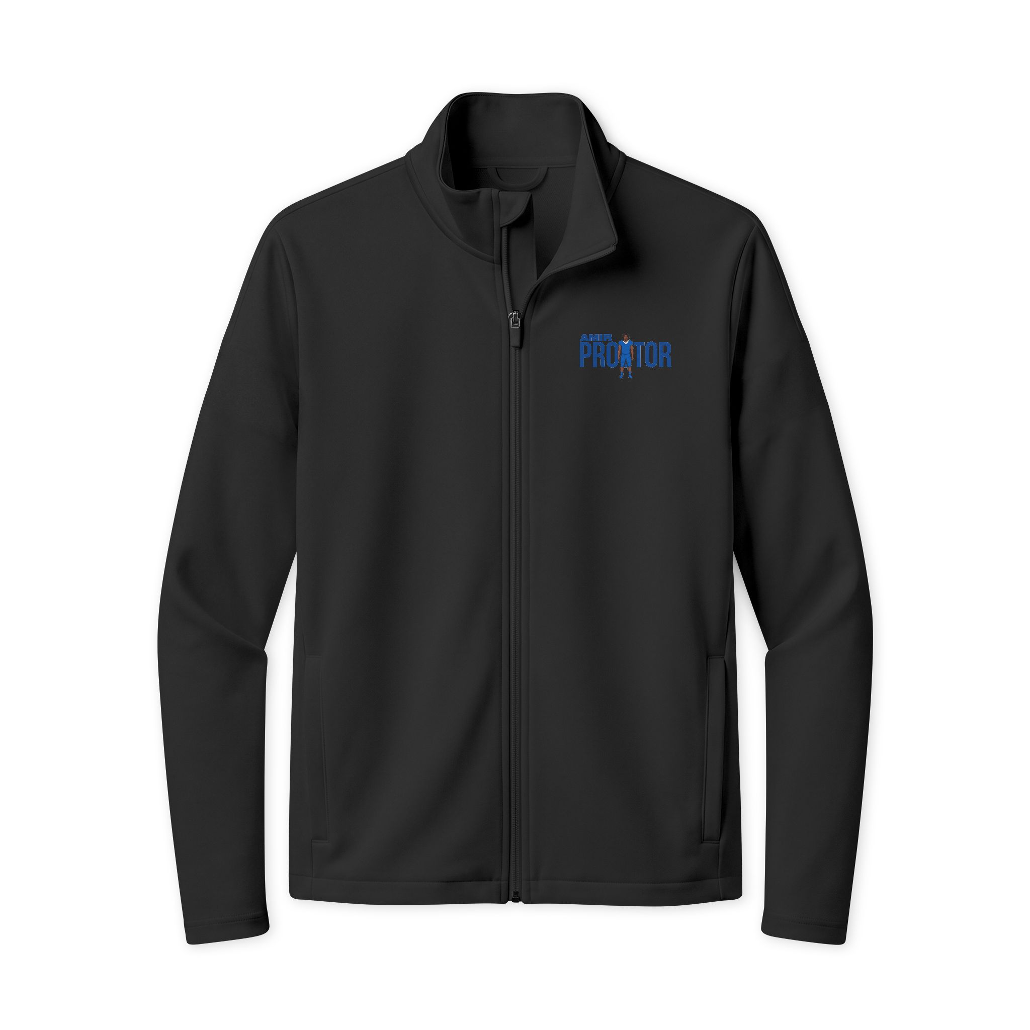 Travel Full-Zip Jacket — character_player_name in Black/ Black