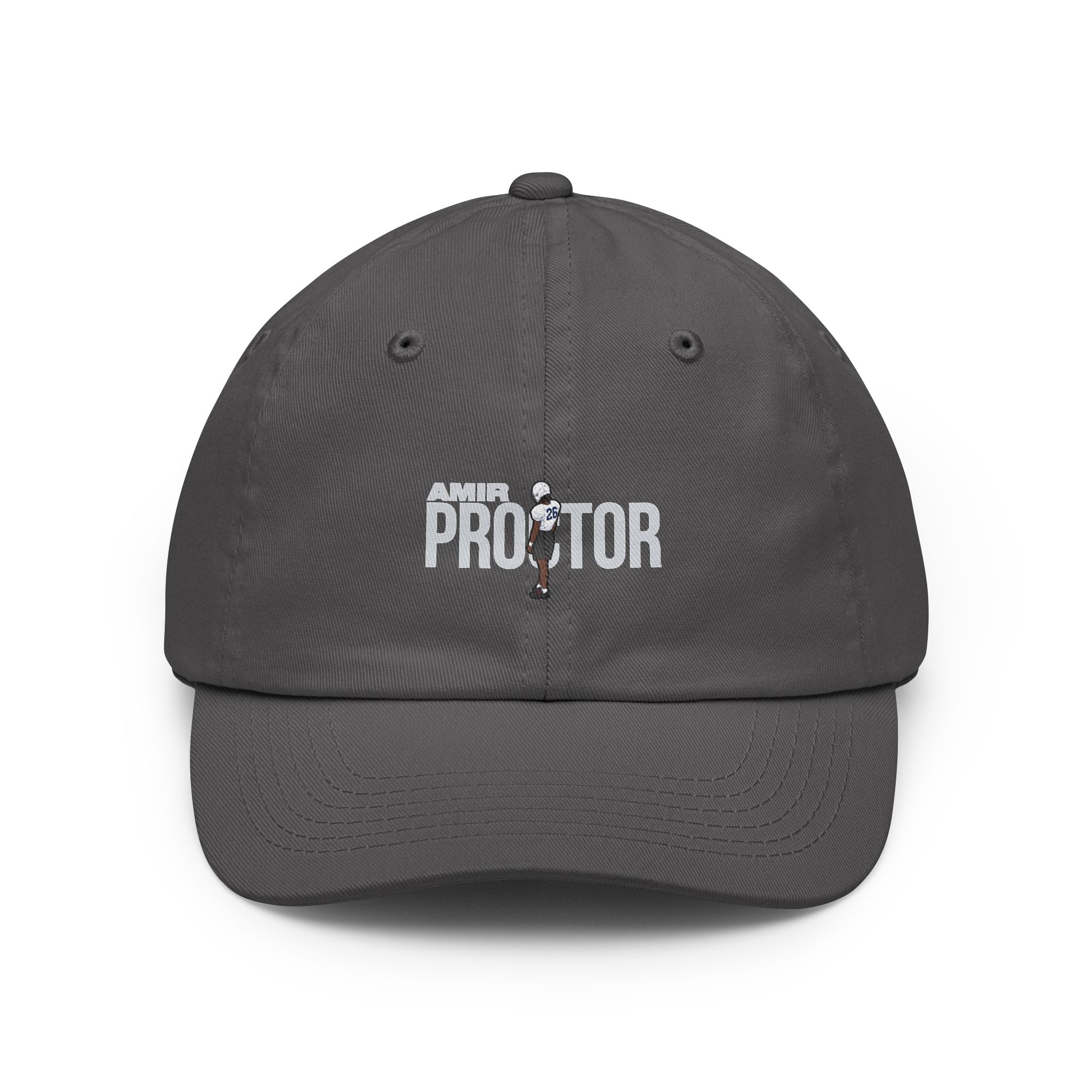 Dad Hat — character_player_name in Grey