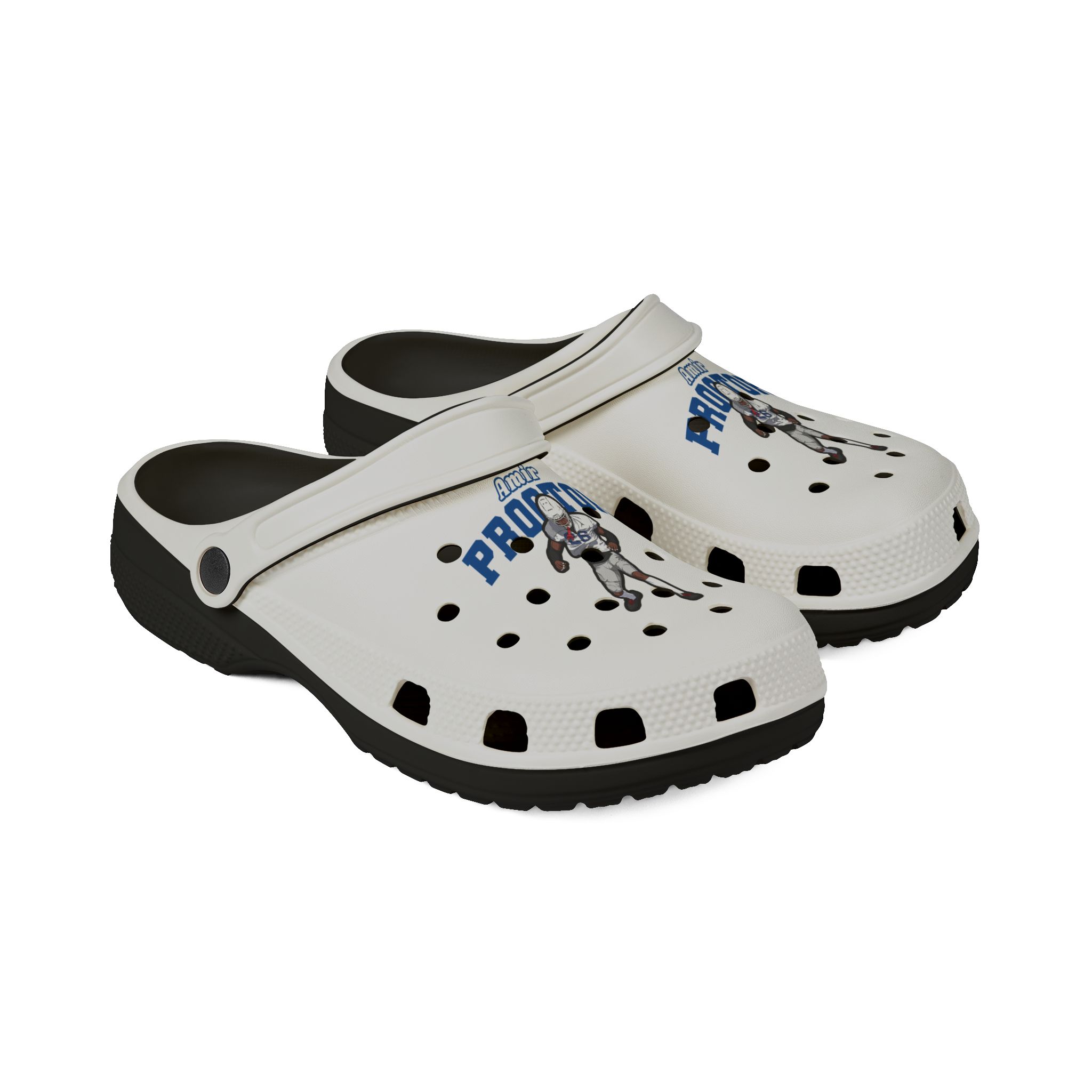 EVA Foam Rubber Shoes — character_name_arch in Black