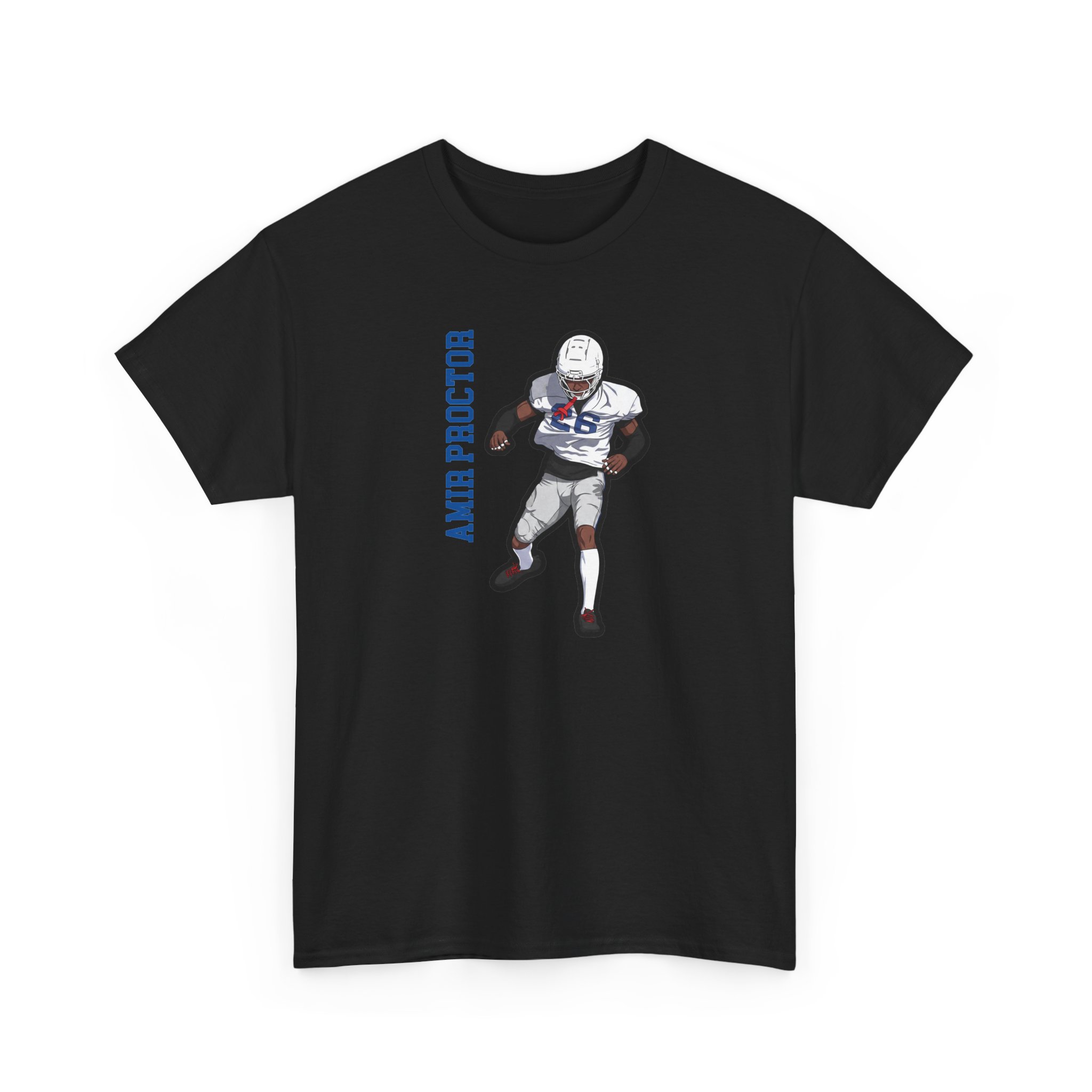 Tee — character_name_vertical in Black