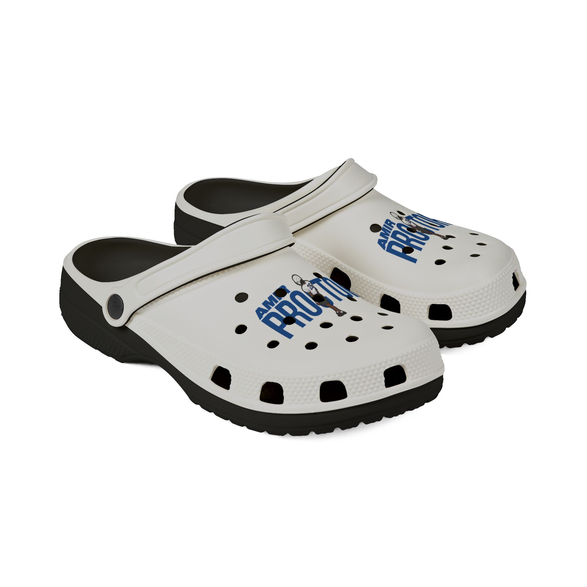 EVA Foam Rubber Shoes — character_player_name in Black