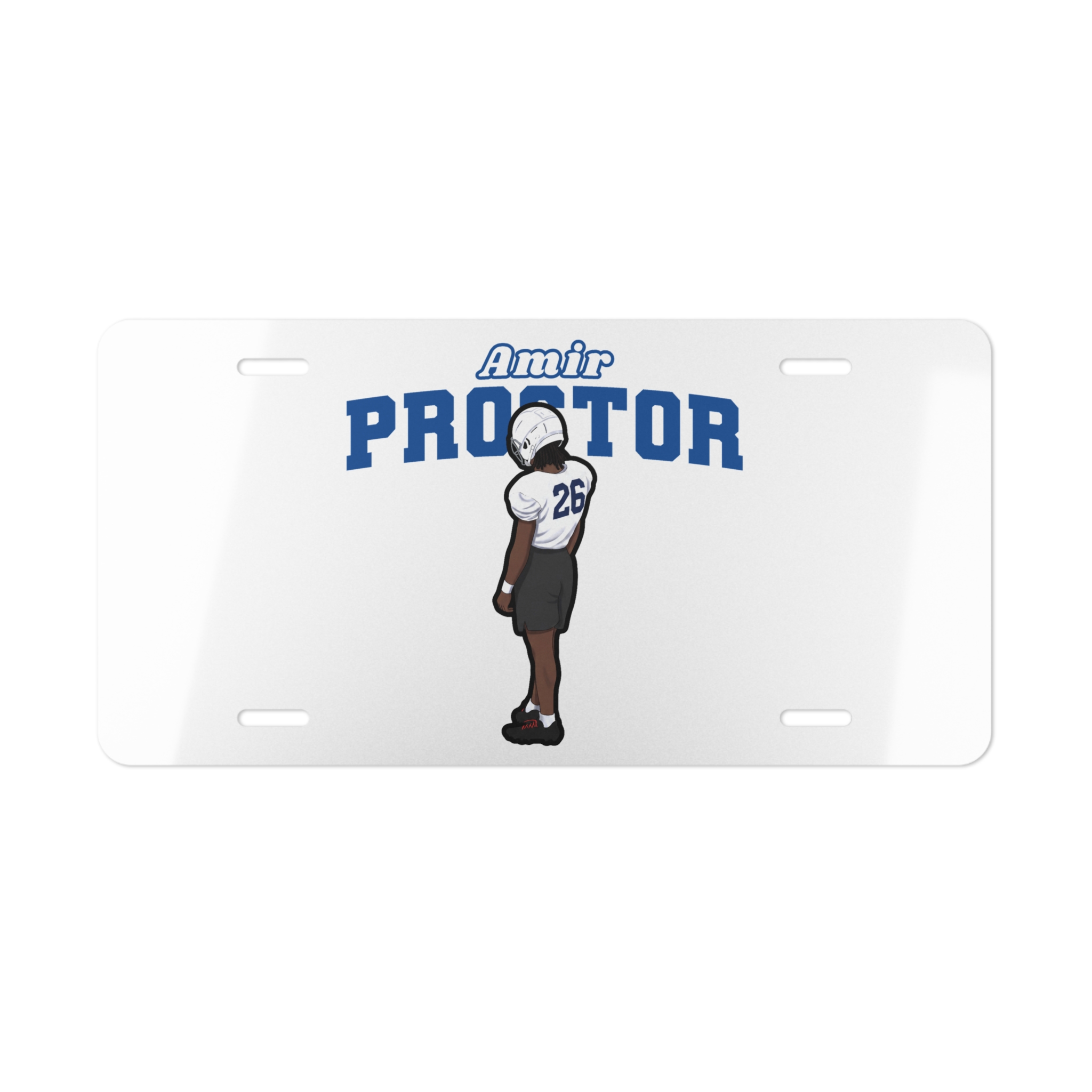 License Plate — character_name_arch in Classic