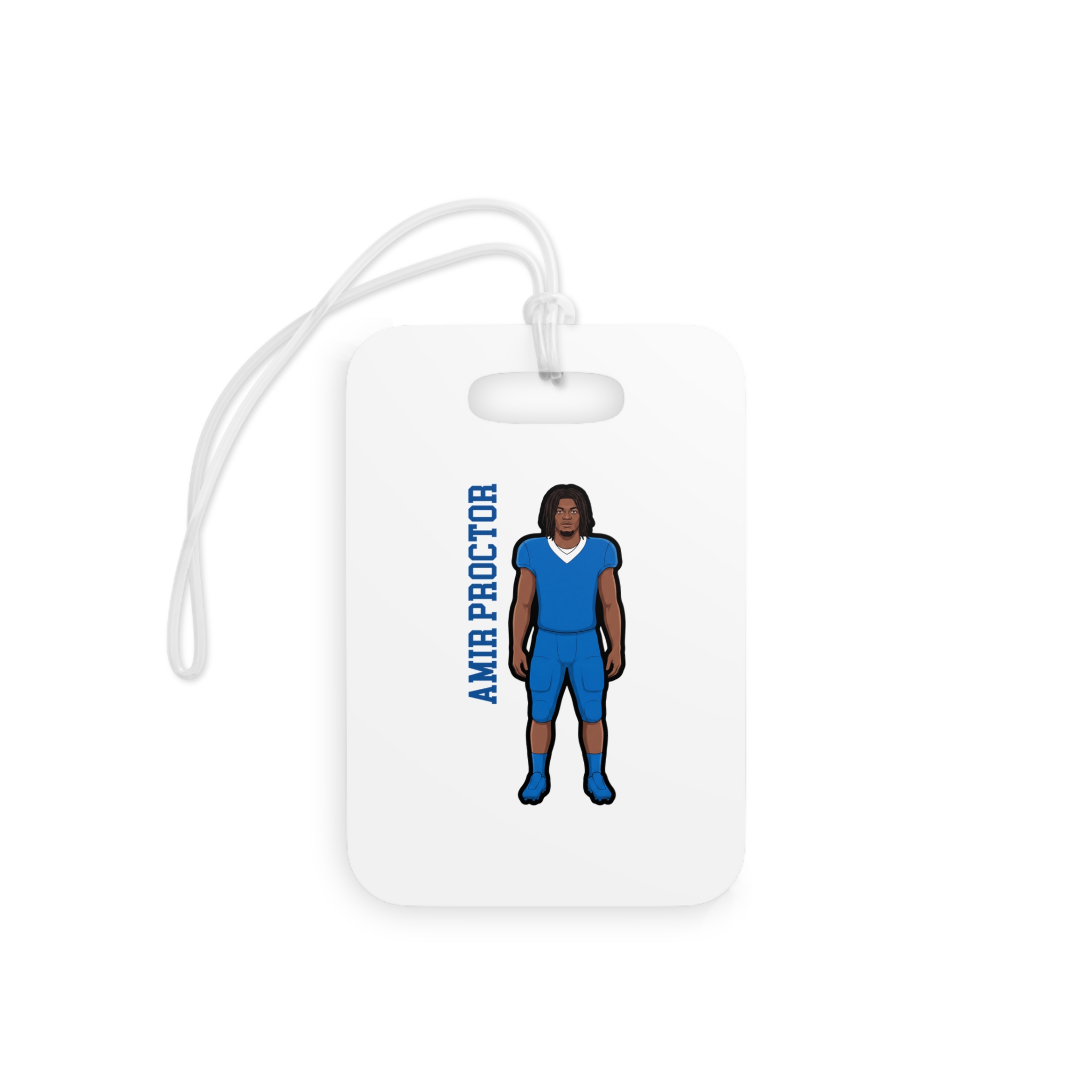 Glossy Luggage Tag — character_name_vertical in Classic