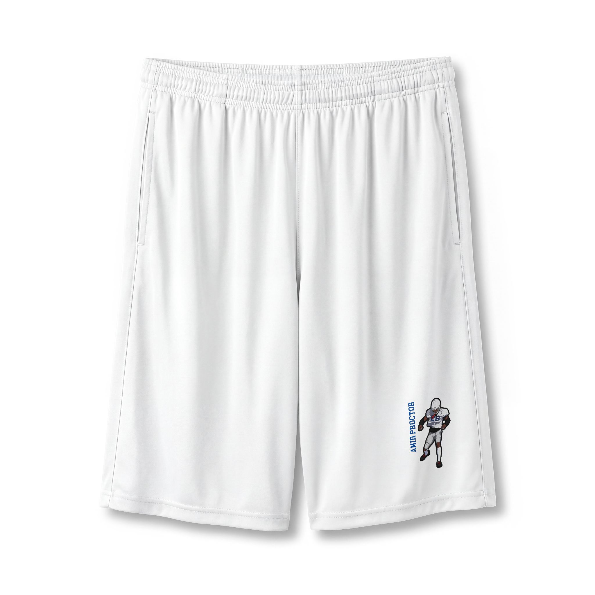 Shorts — character_name_vertical in White