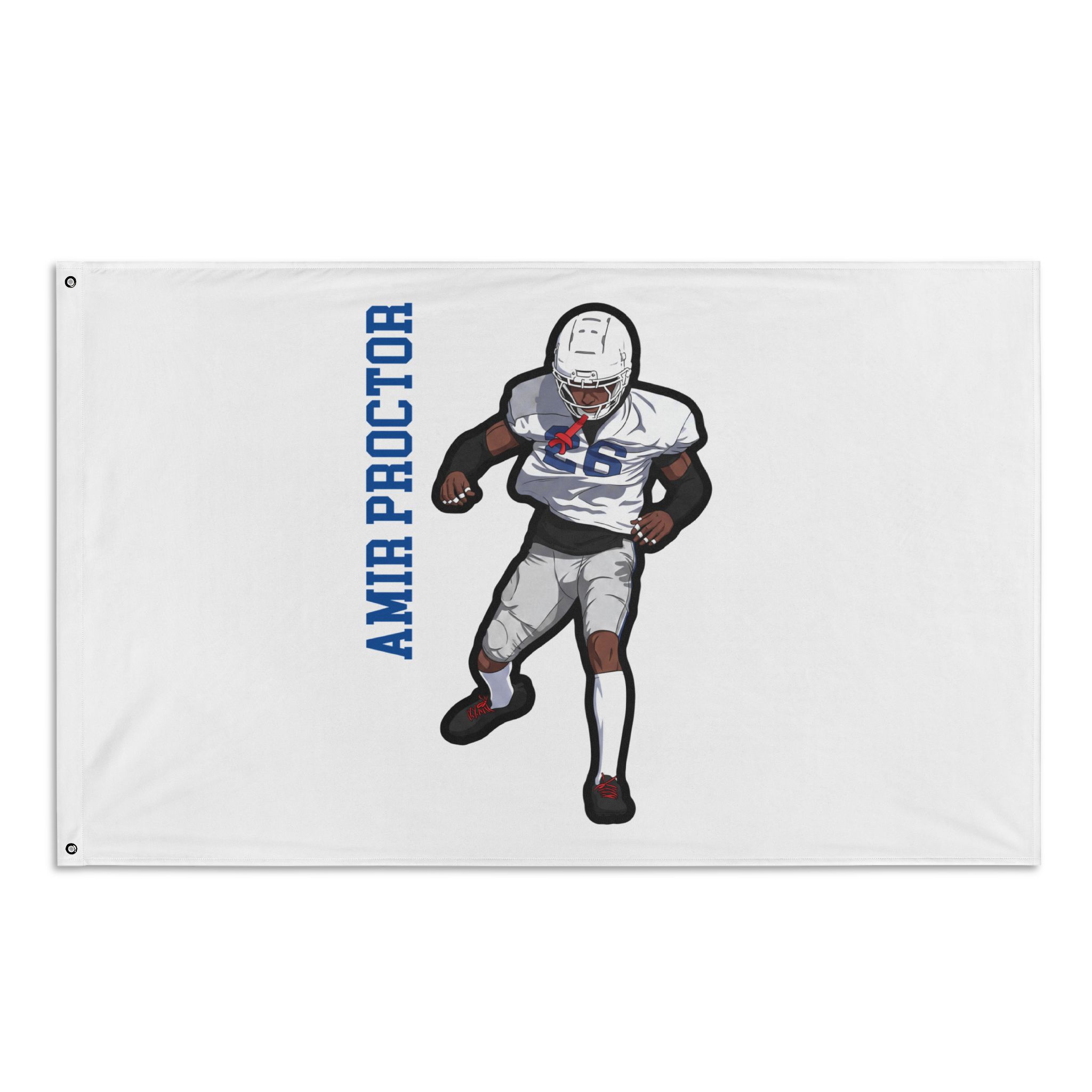 All-Over Print Flag — character_name_vertical in Classic