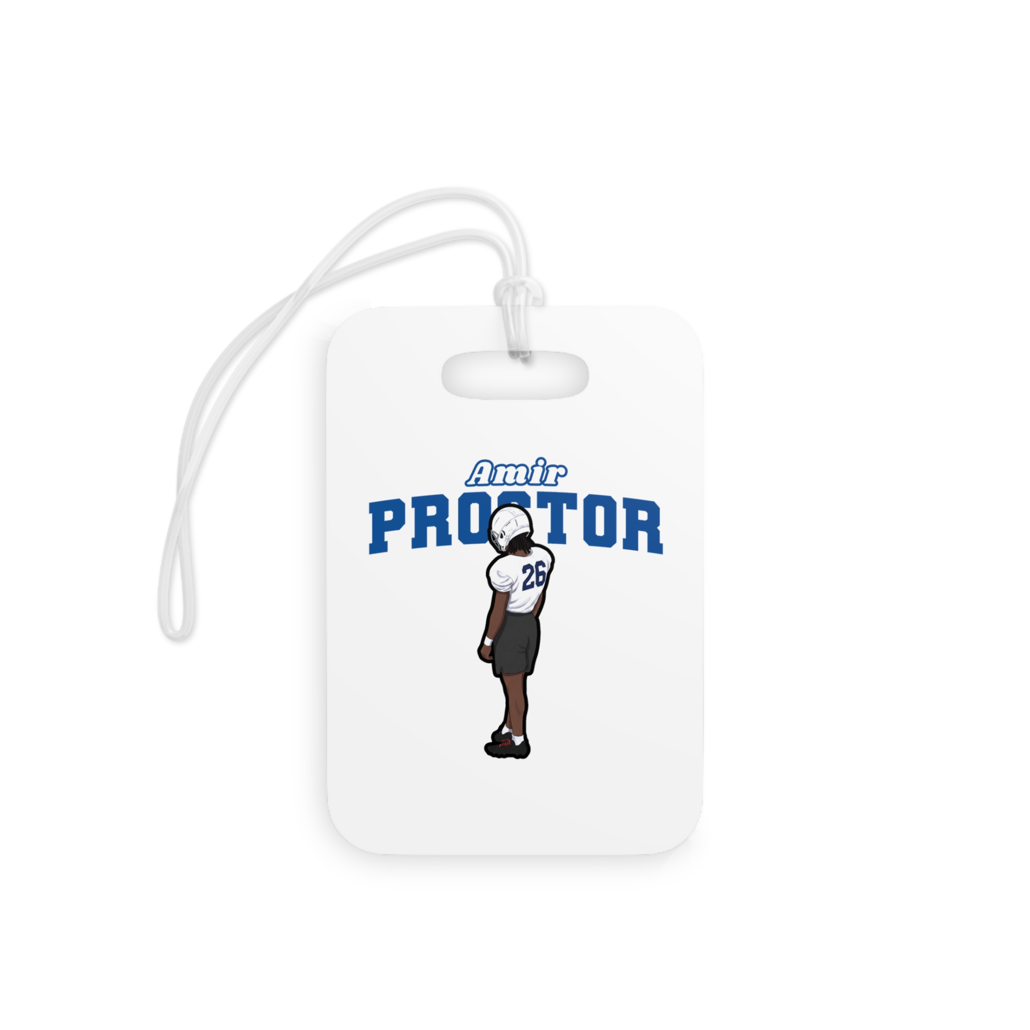 Glossy Luggage Tag — character_name_arch in Classic