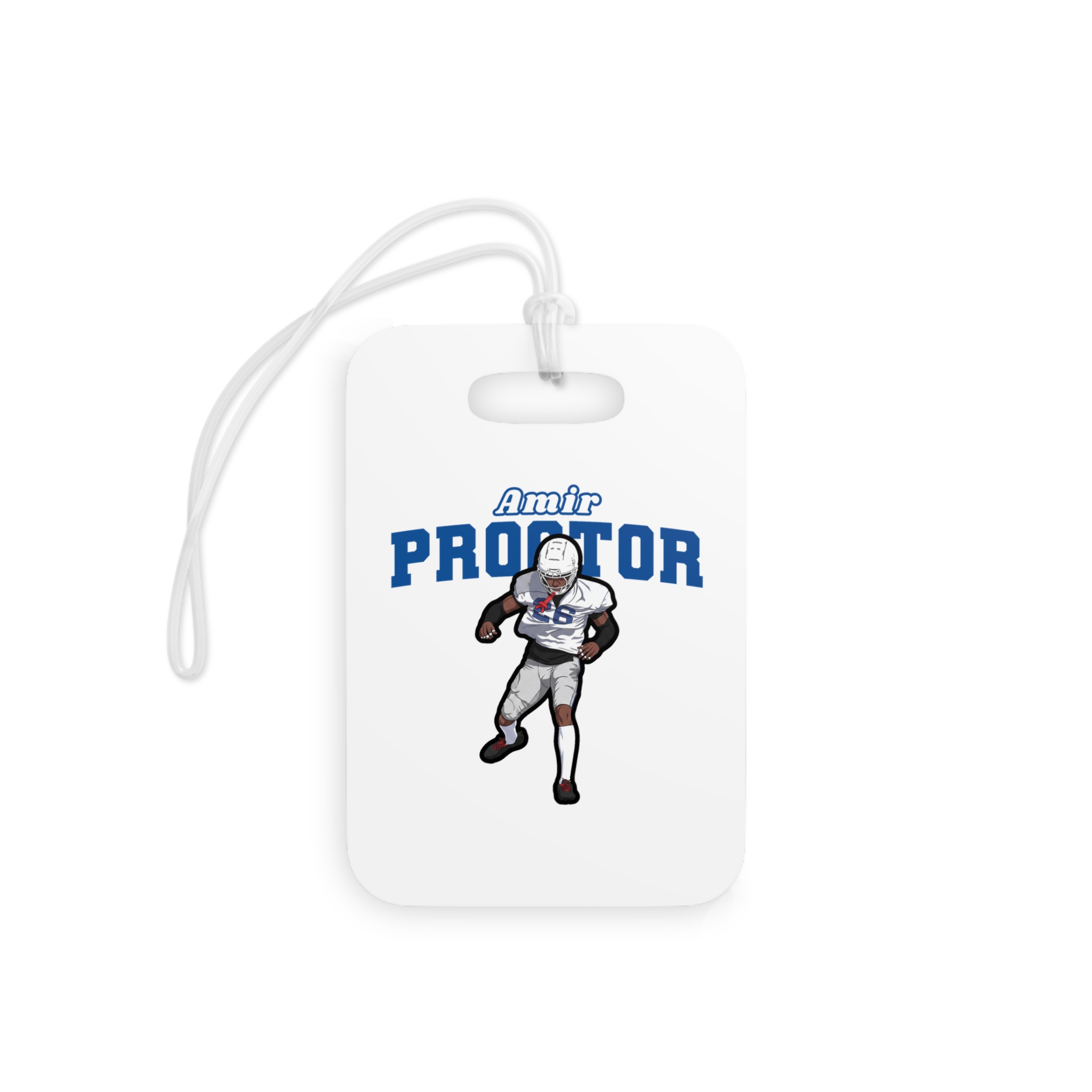 Glossy Luggage Tag — character_name_arch in Classic