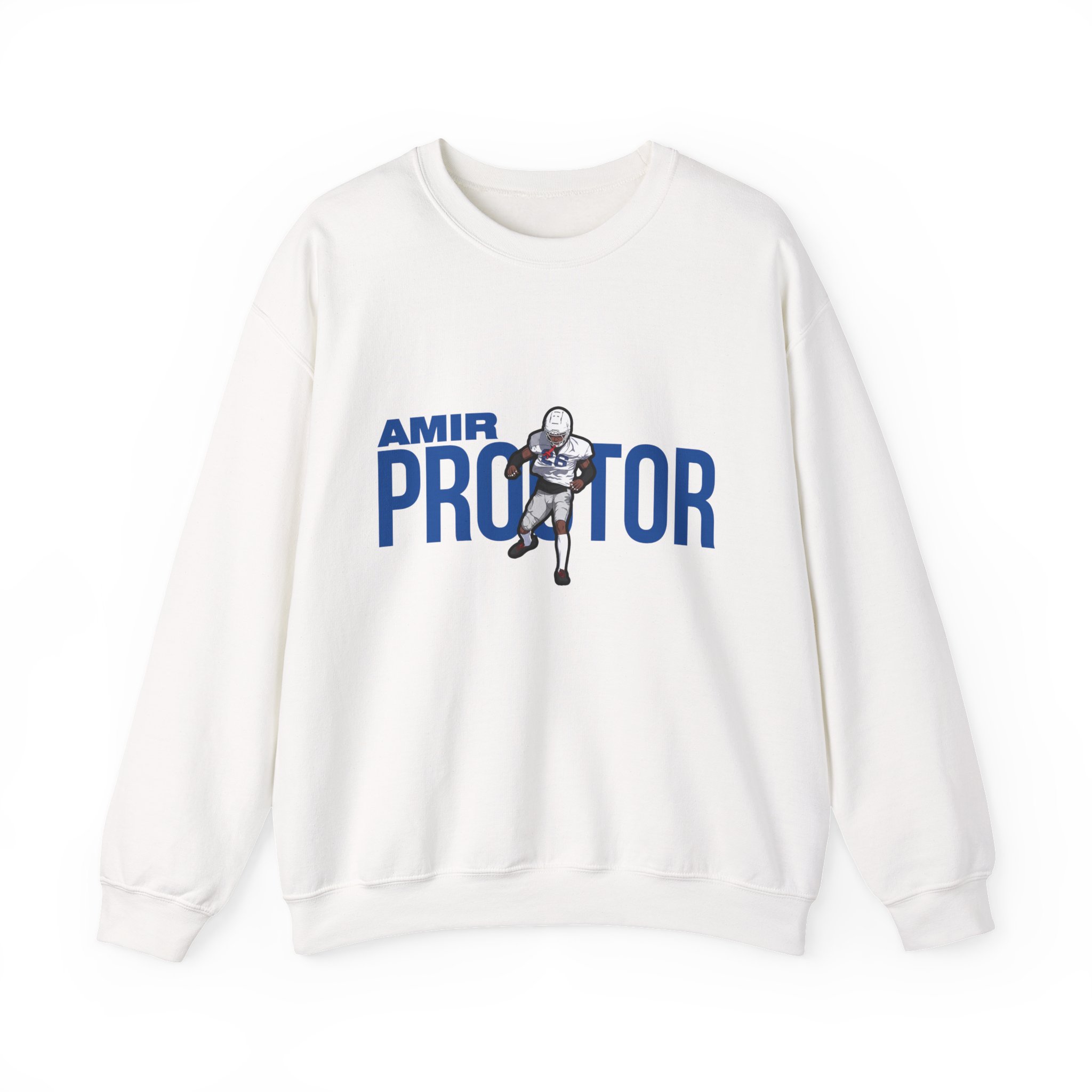 Crewneck Sweatshirt — character_player_name in White