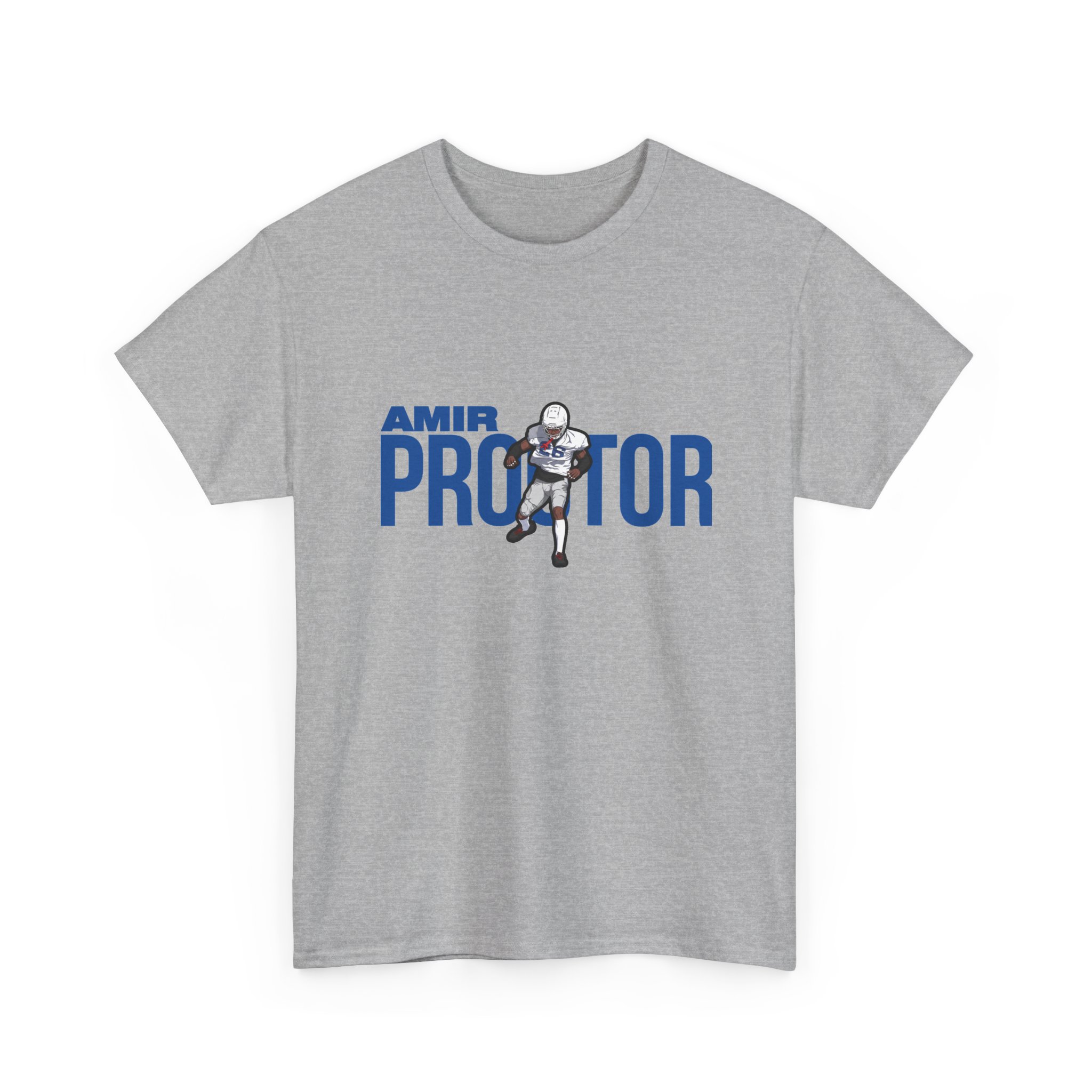 Tee — character_player_name in Grey