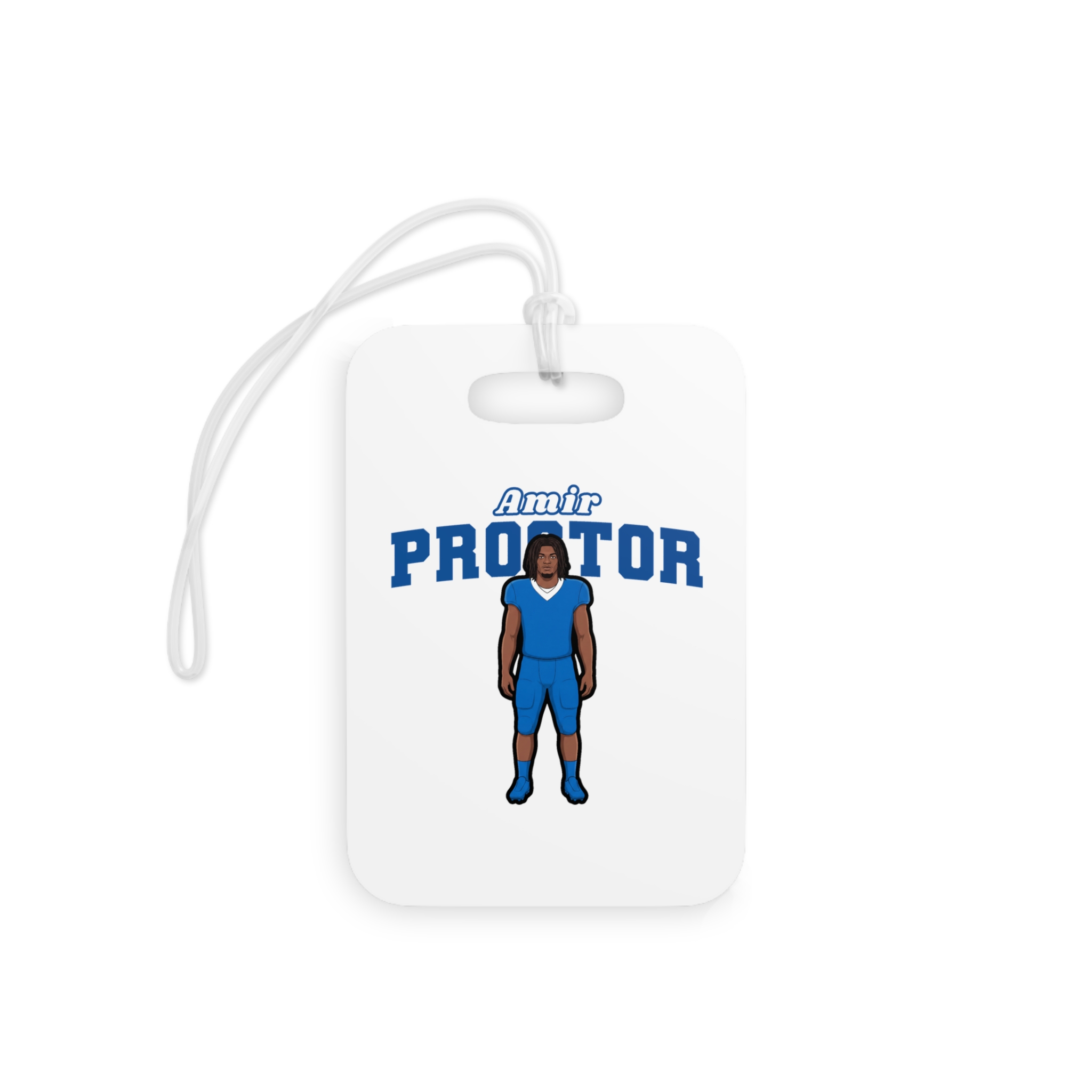 Glossy Luggage Tag — character_name_arch in Classic