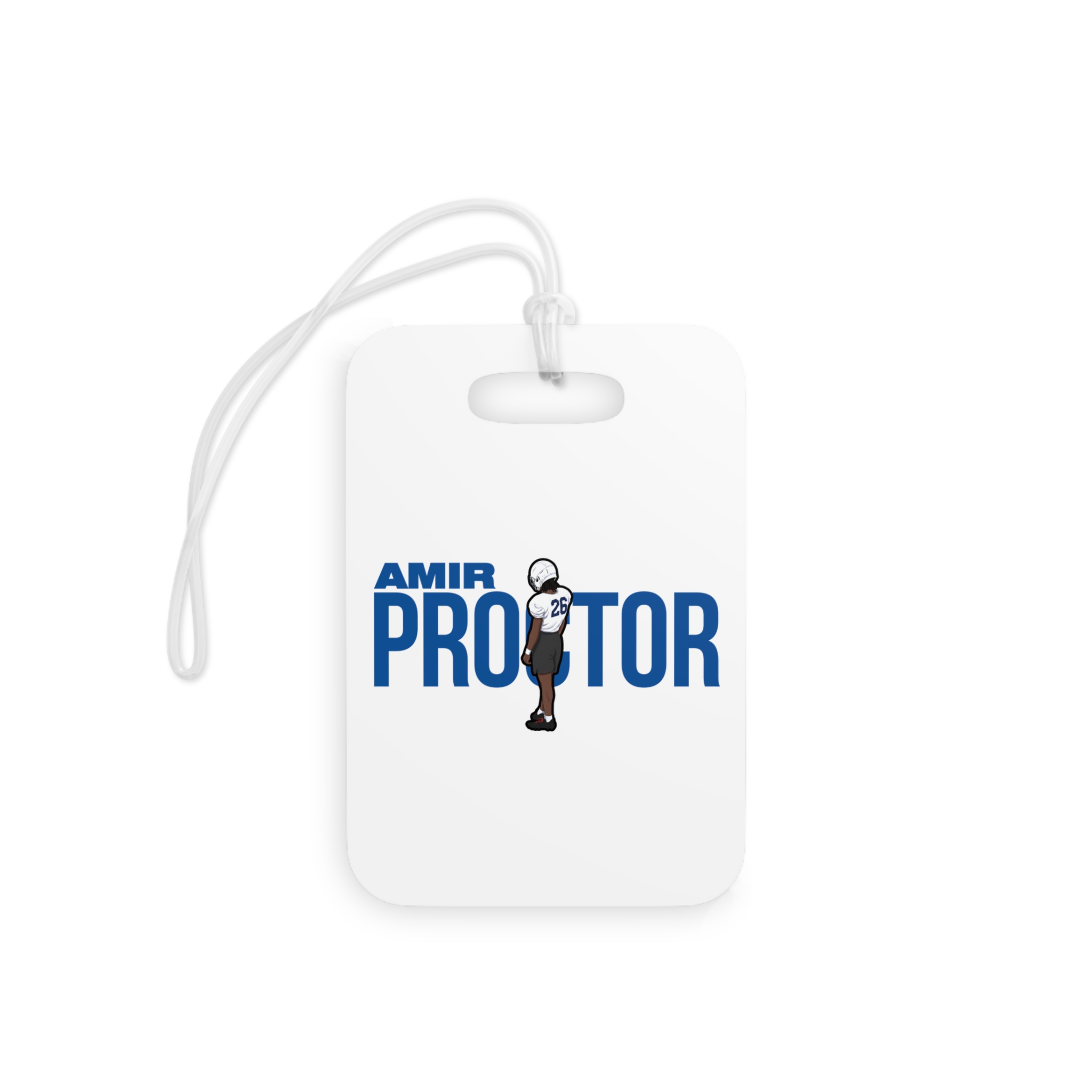 Glossy Luggage Tag — character_player_name in Classic