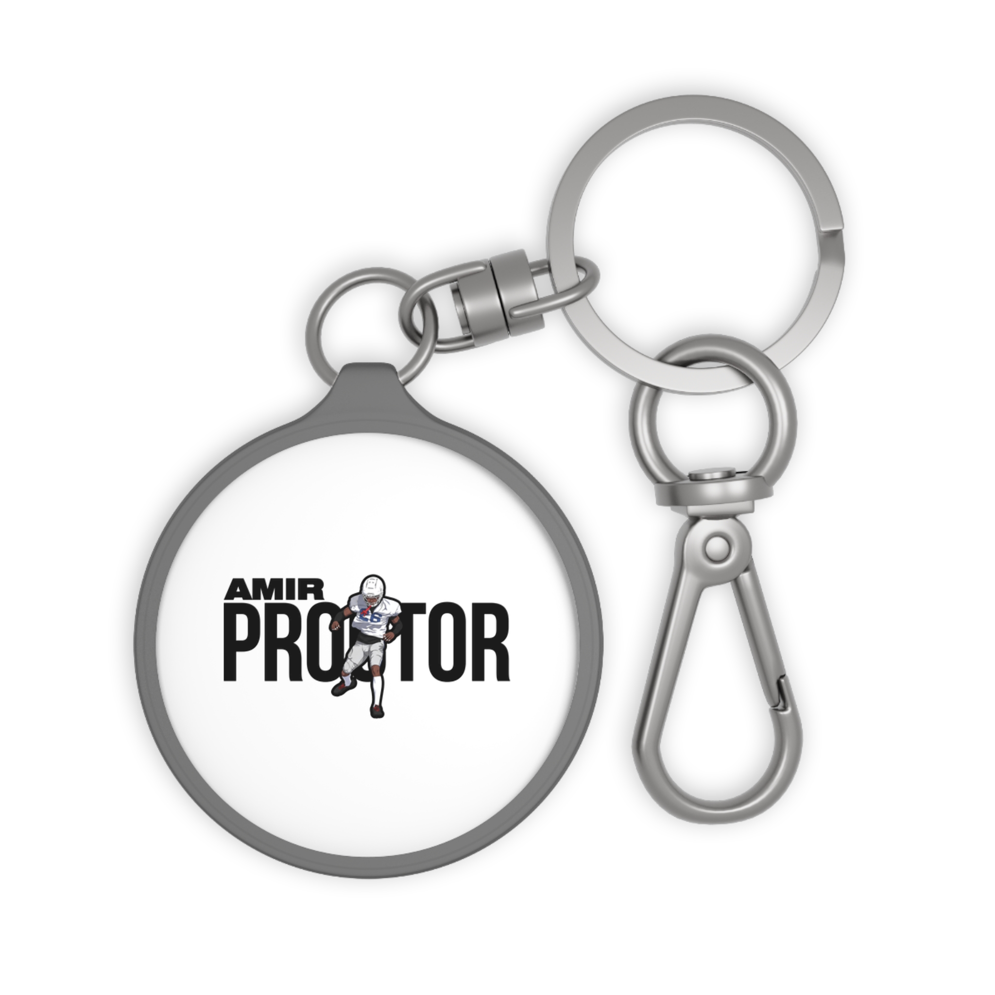 Keychain — character_player_name in Grey