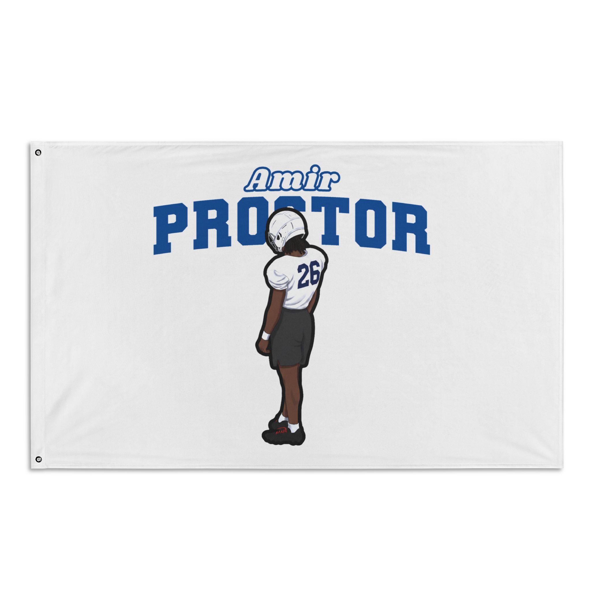 All-Over Print Flag — character_name_arch in Classic