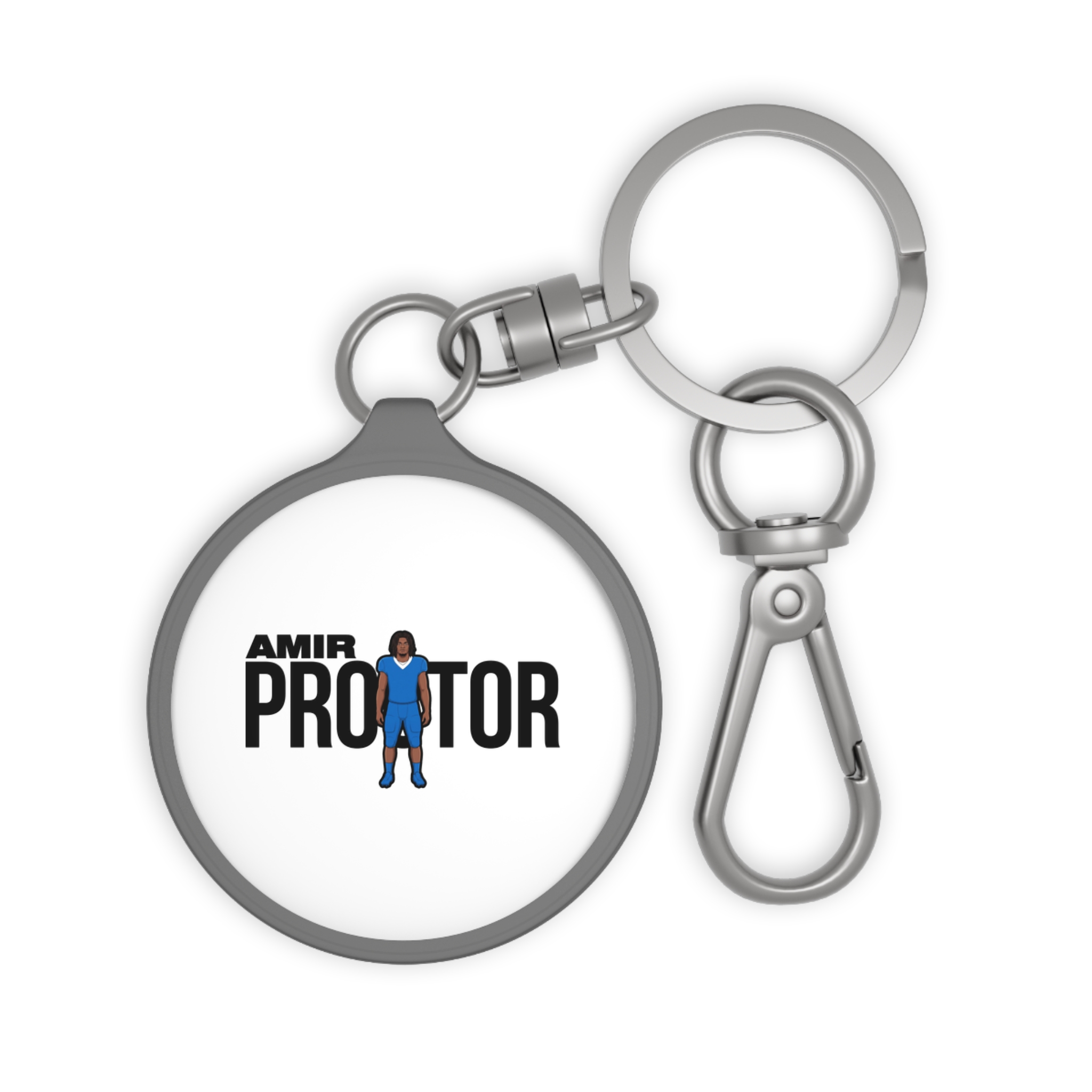 Keychain — character_player_name in Grey