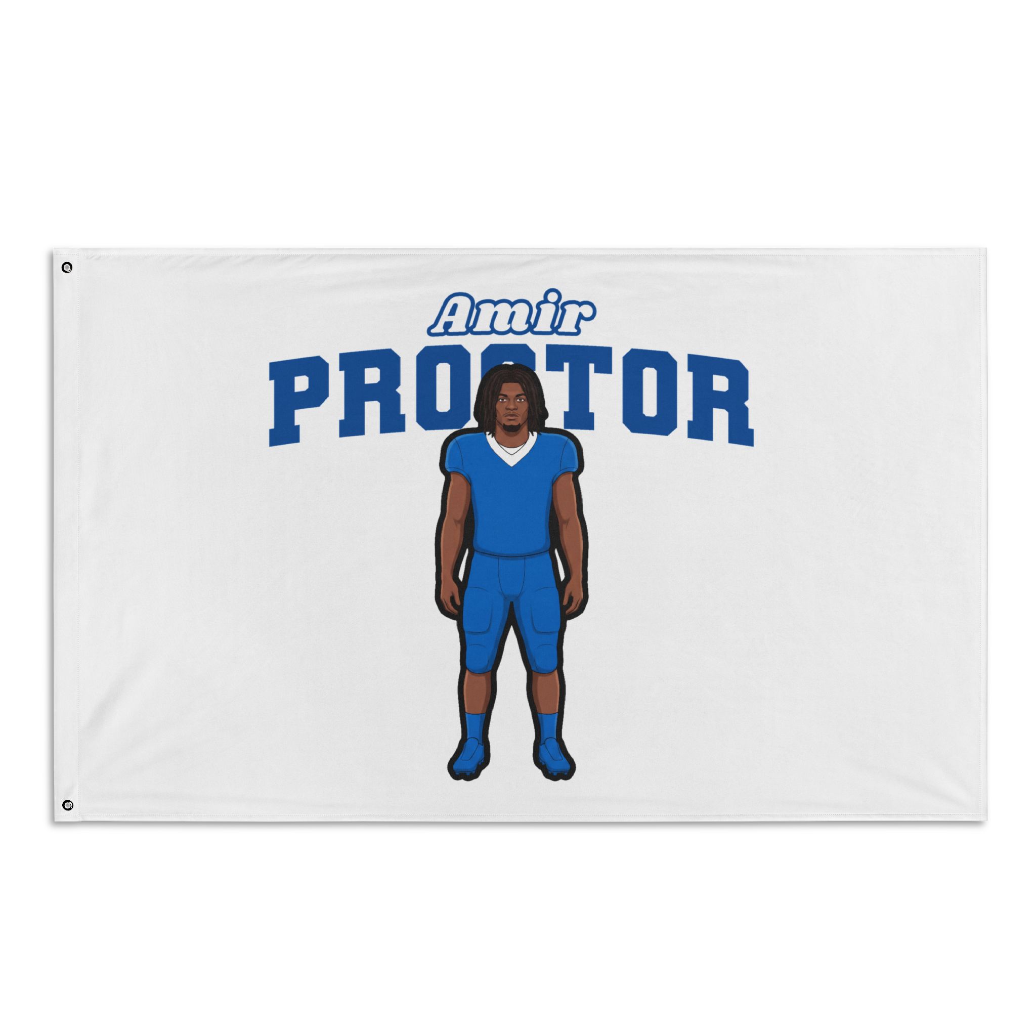 All-Over Print Flag — character_name_arch in Classic