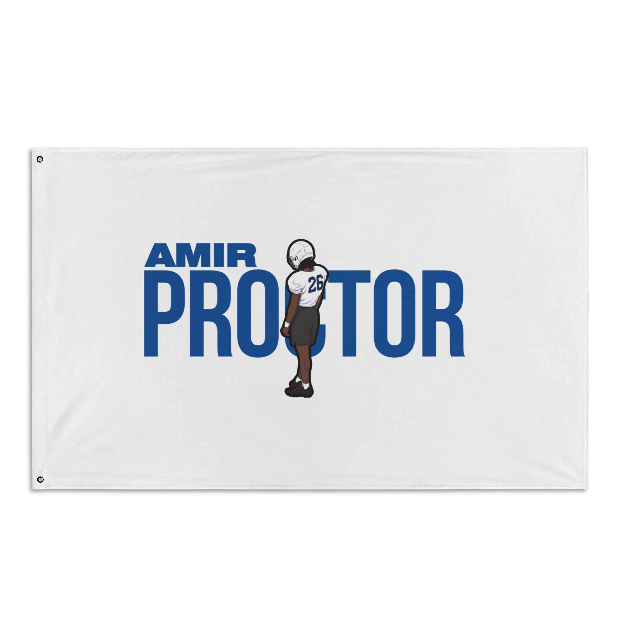 All-Over Print Flag — character_player_name in Classic