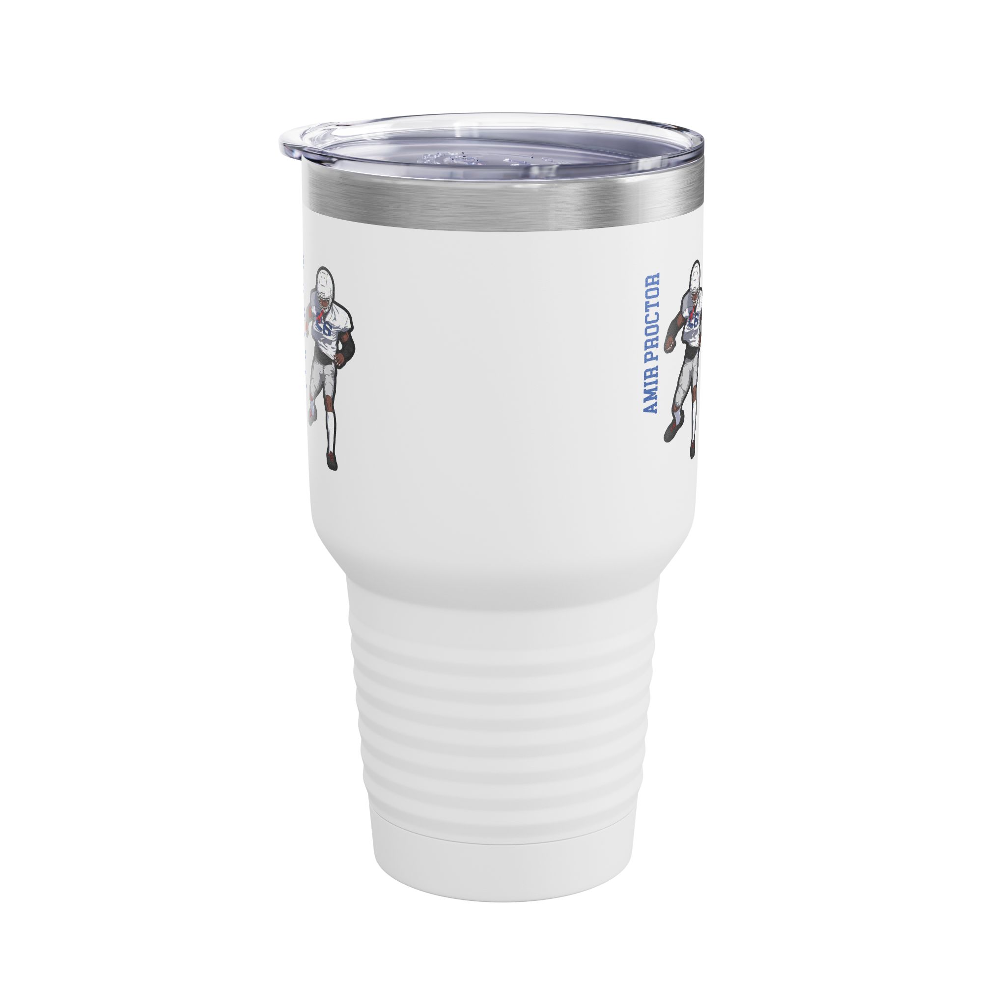 30oz Tumbler — character_name_vertical in White