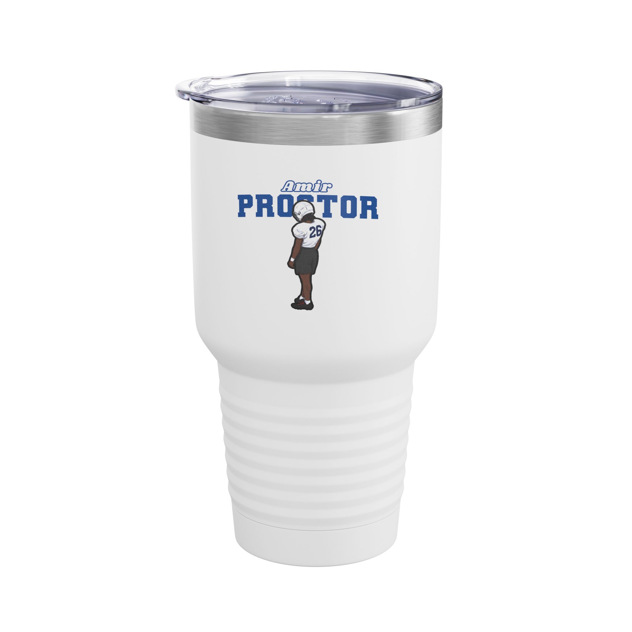 30oz Tumbler — character_name_arch in White