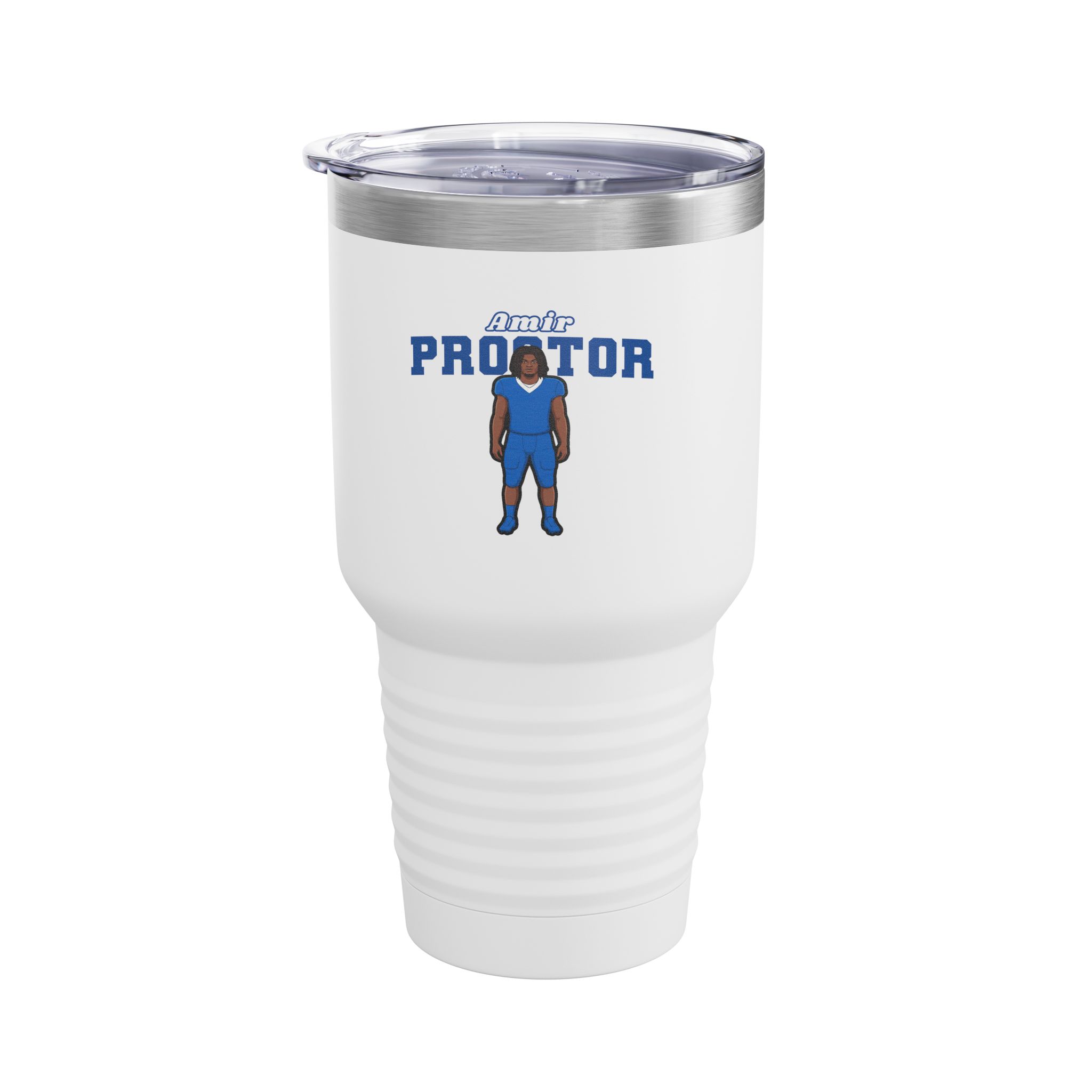 30oz Tumbler — character_name_arch in White
