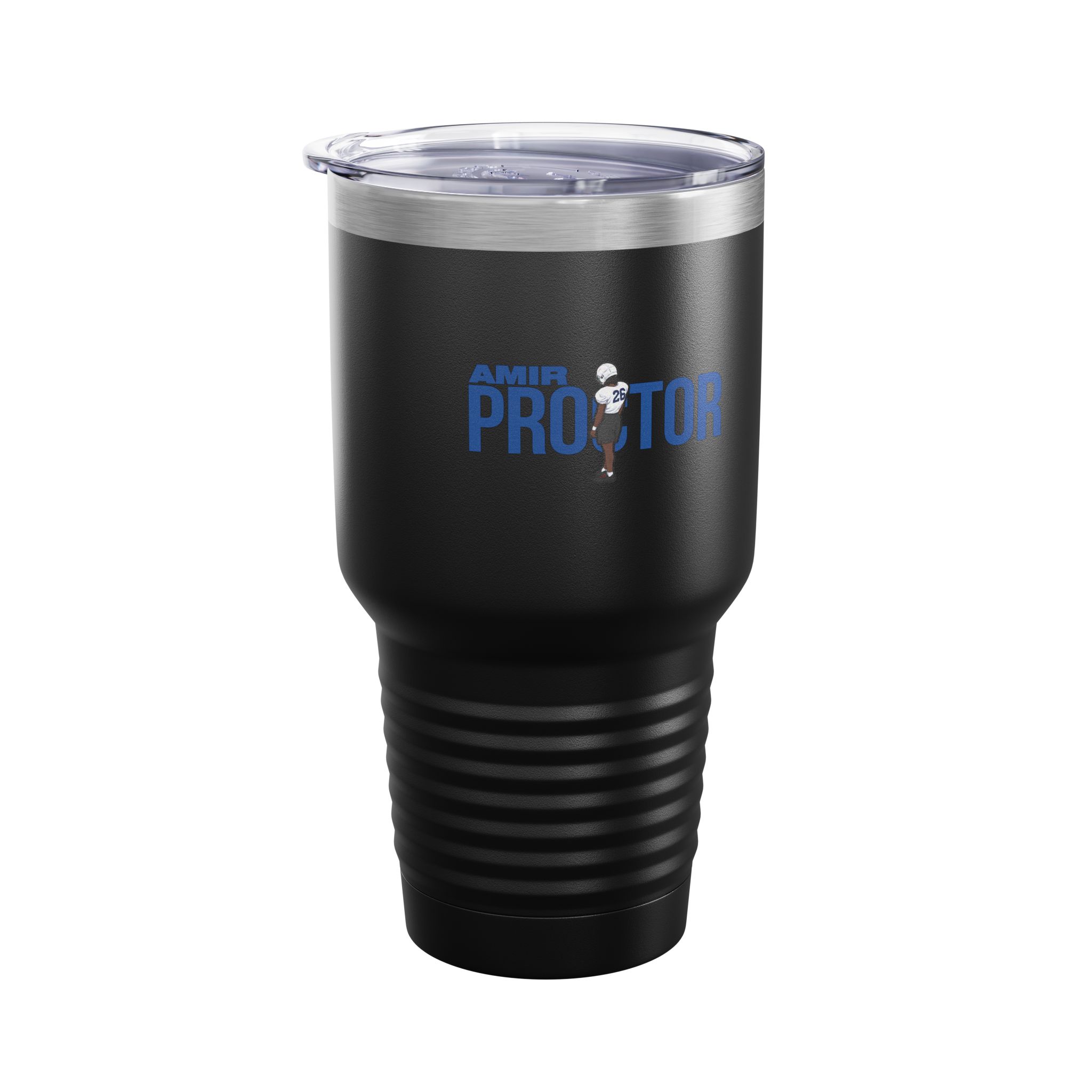 30oz Tumbler — character_player_name in Black