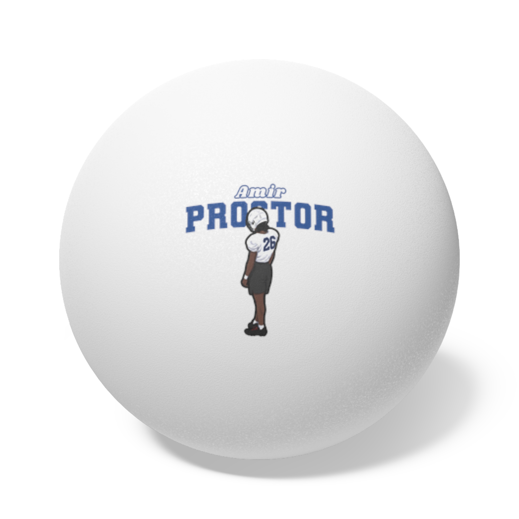 Ping Pong Balls, 6 pcs — character_name_arch in White