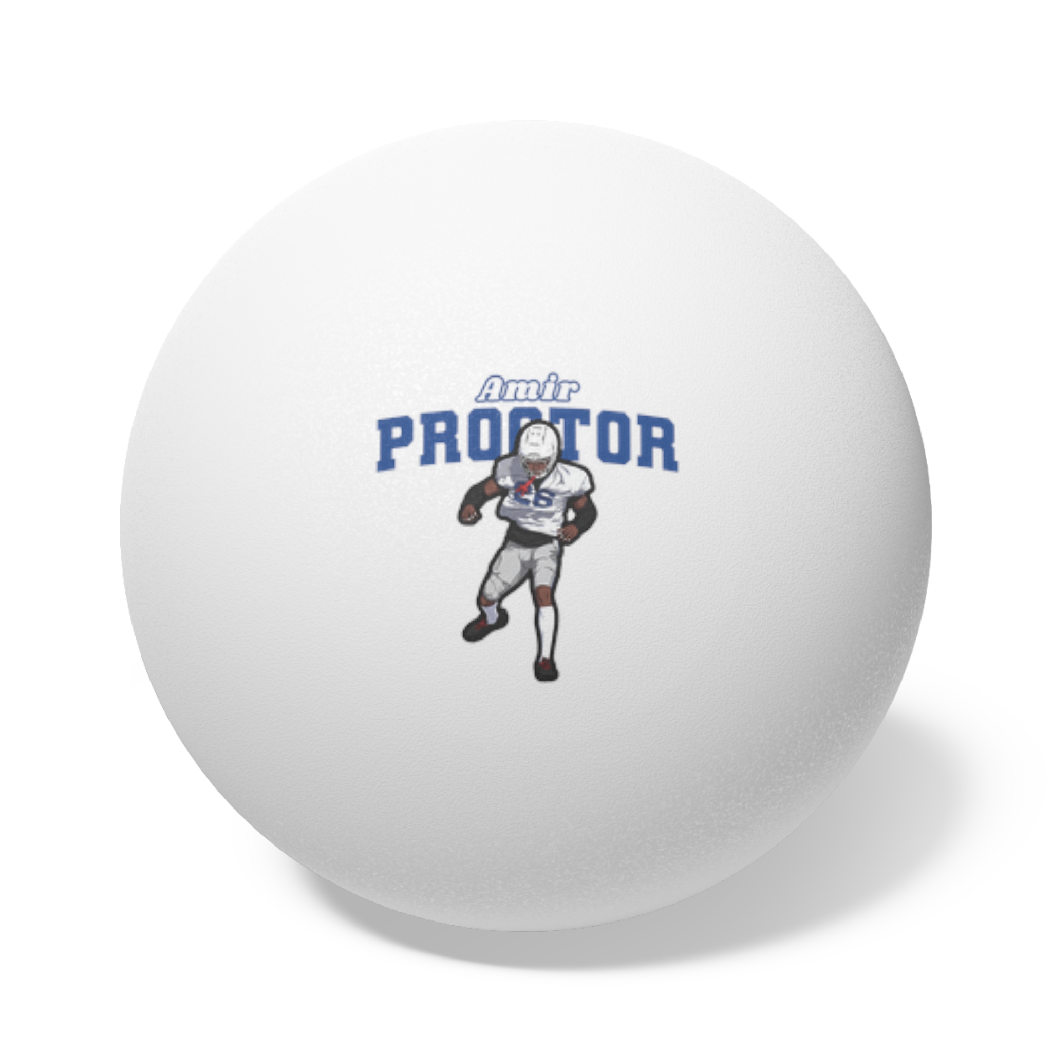 Ping Pong Balls, 6 pcs — character_name_arch in White