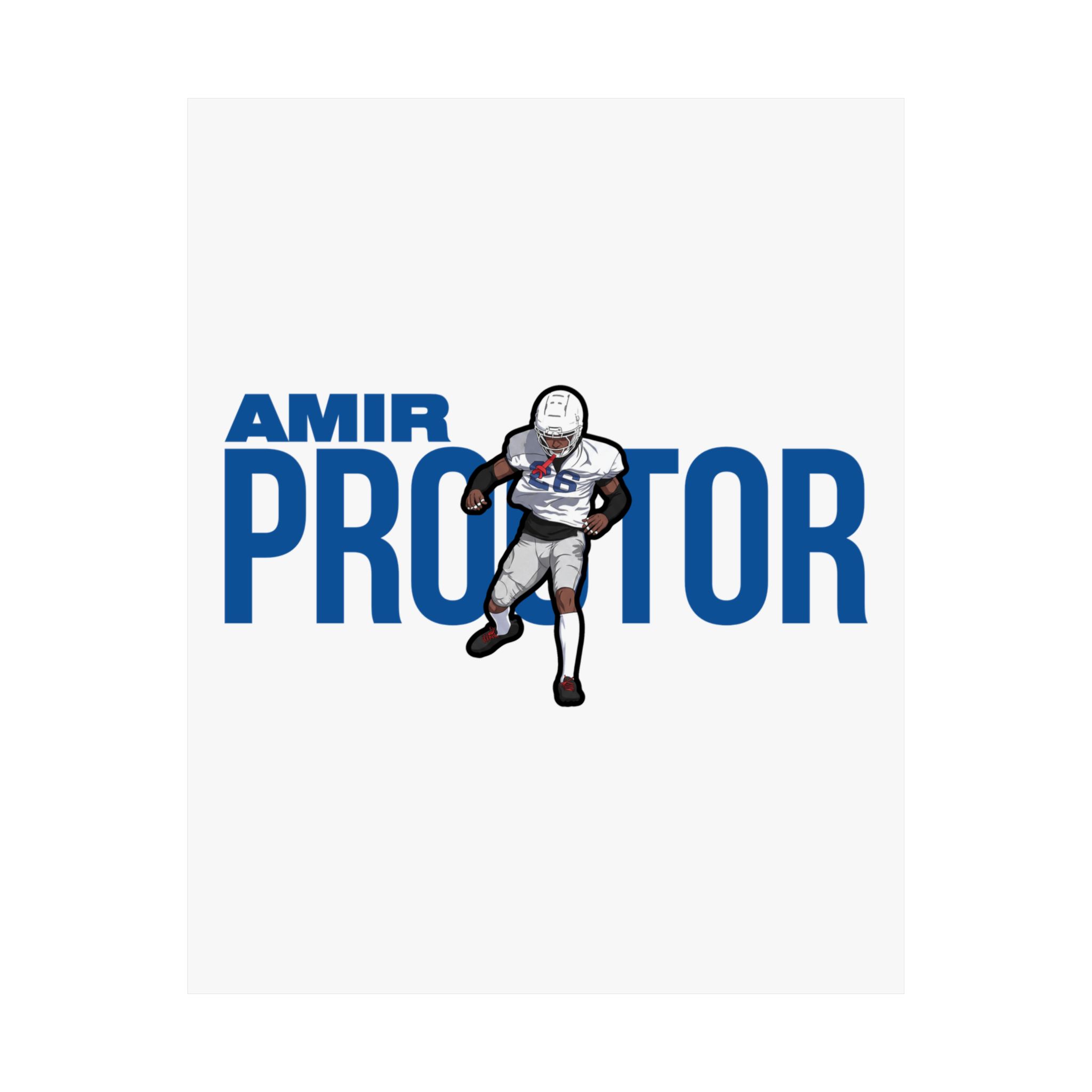 Matte Vertical Posters — character_player_name in Classic