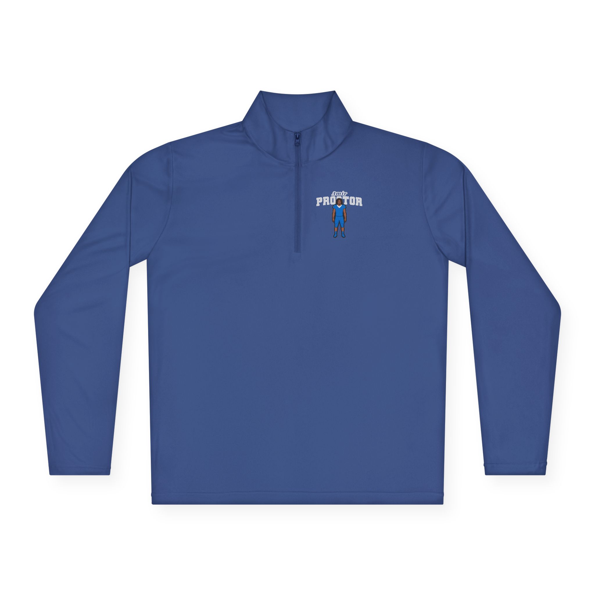 Q-Zip Pullover — character_name_arch in Royal