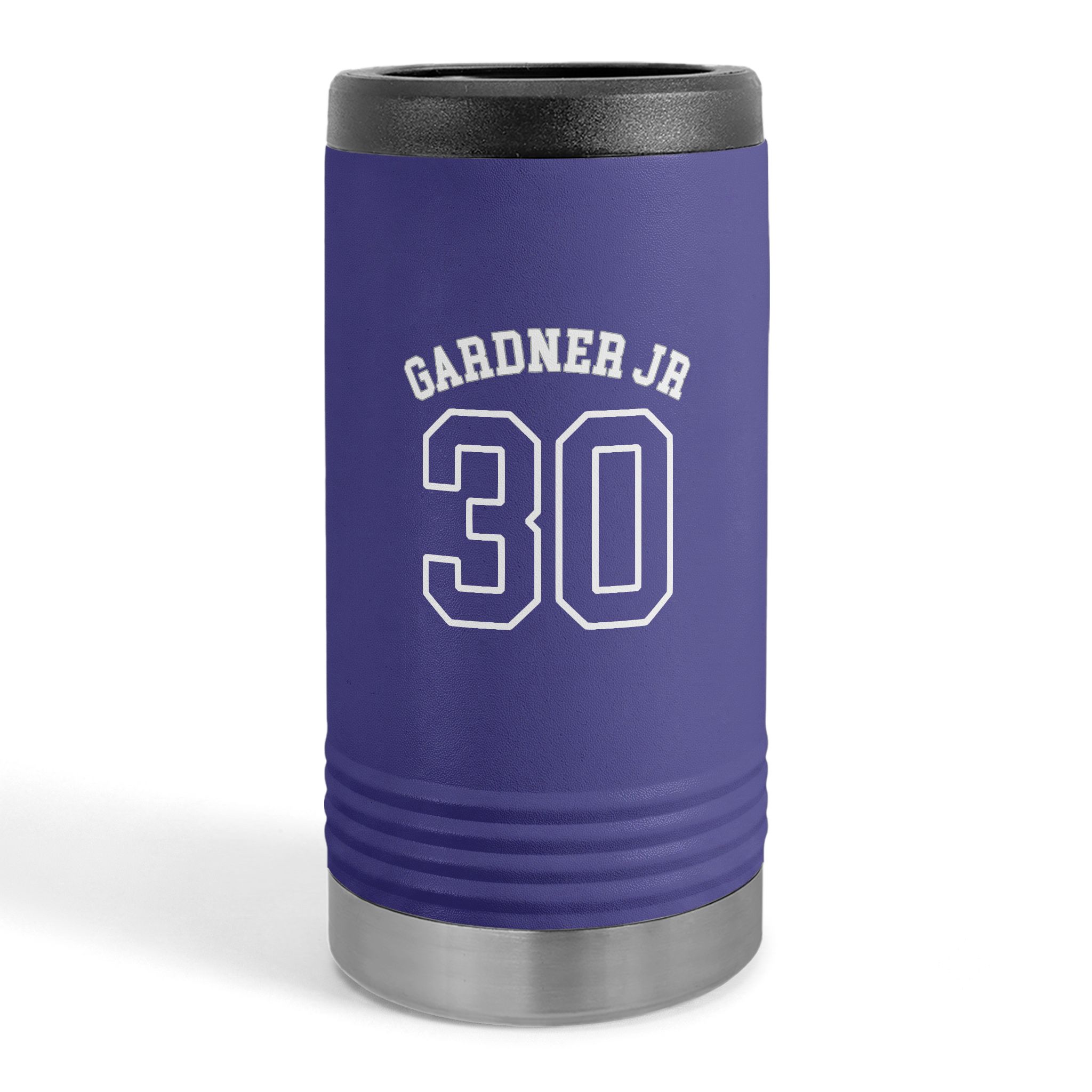Slim Stainless Can Cooler — shirsey_arch in Purple