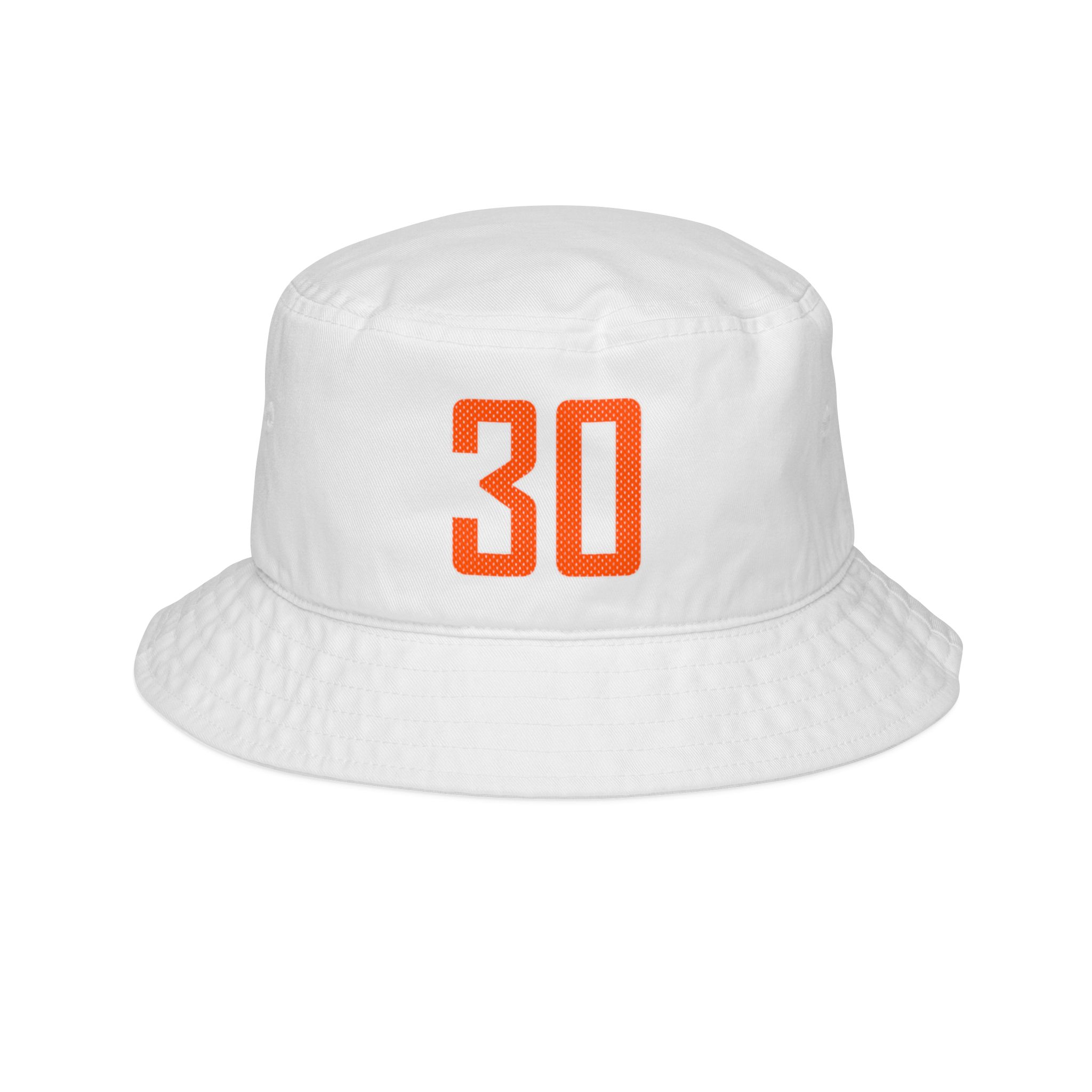 Bucket Hat — mesh_shirsey_number in White