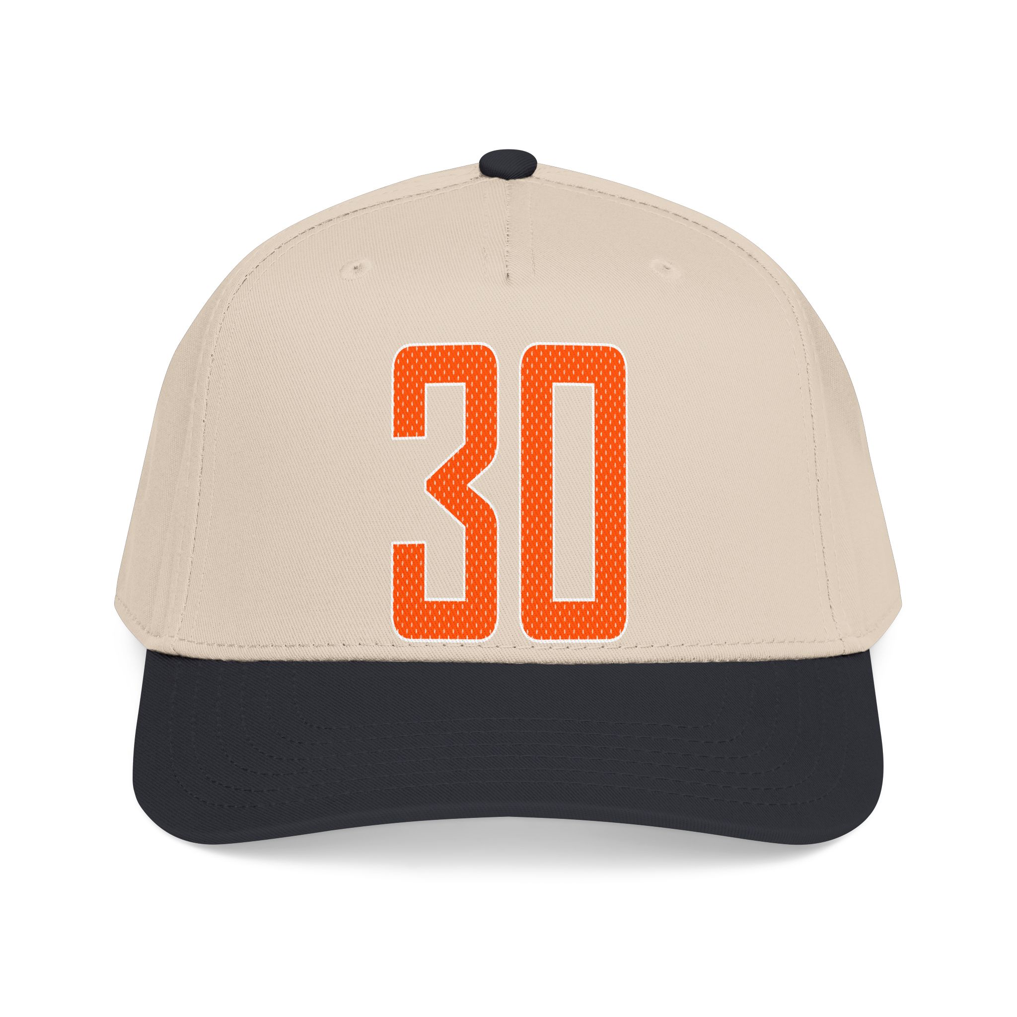 Baseball Cap — mesh_shirsey_number in Black / Natural
