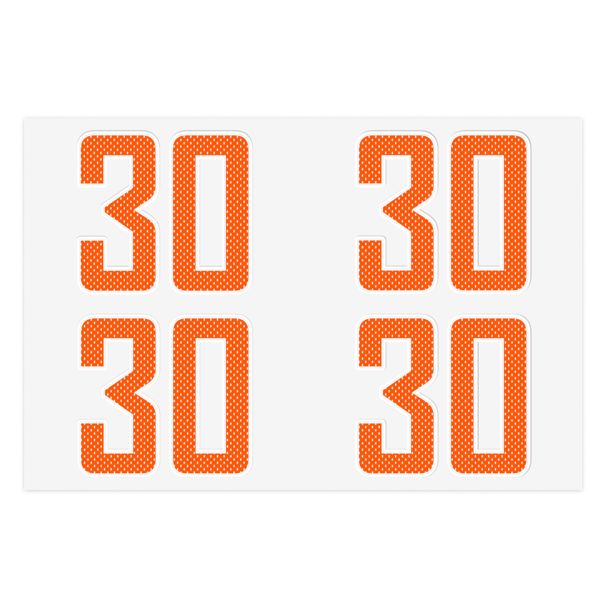 Sticker Sheet — mesh_shirsey_number in Classic