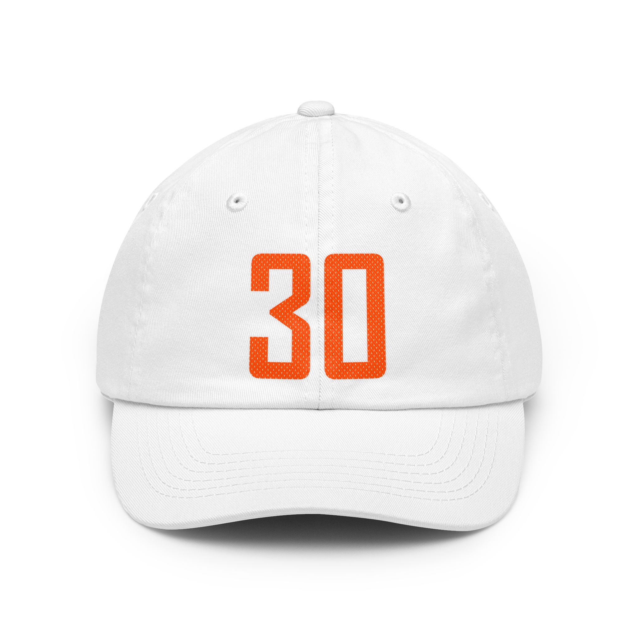 Classic Cap — mesh_shirsey_number in White
