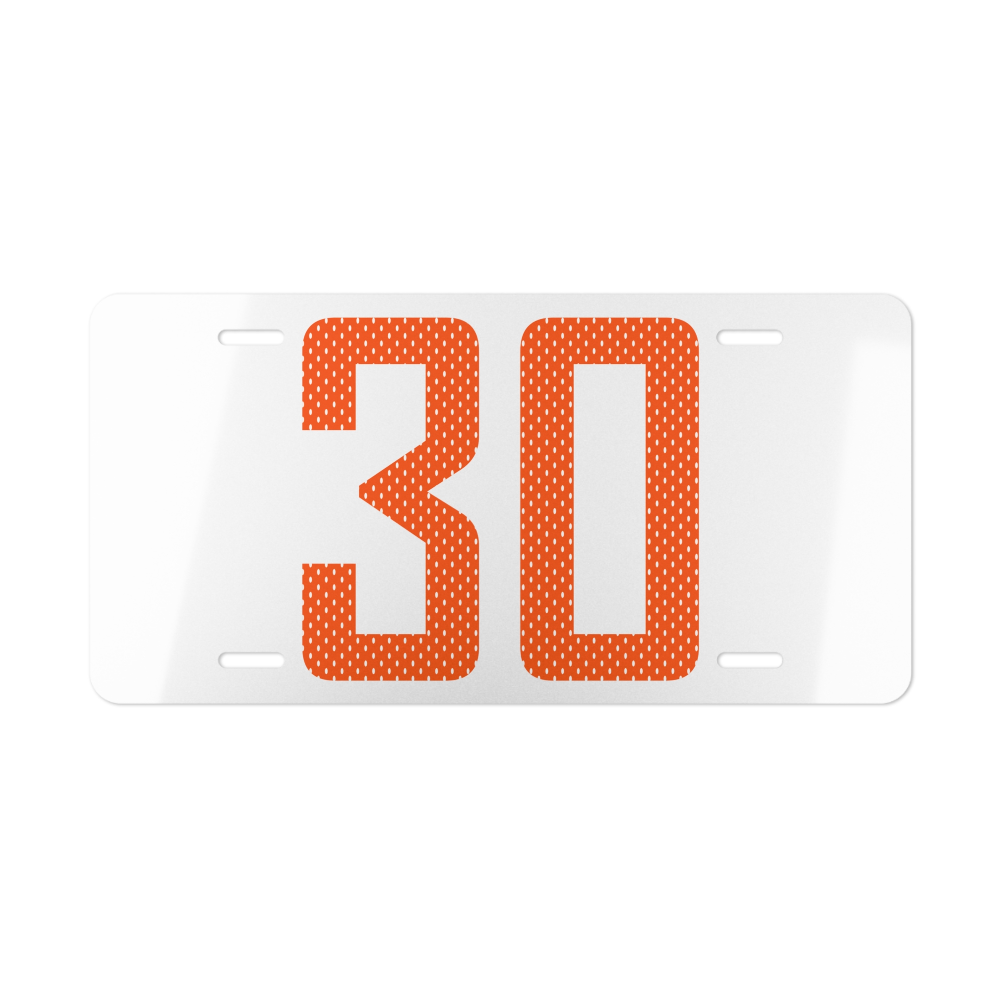 License Plate — mesh_shirsey_number in Classic