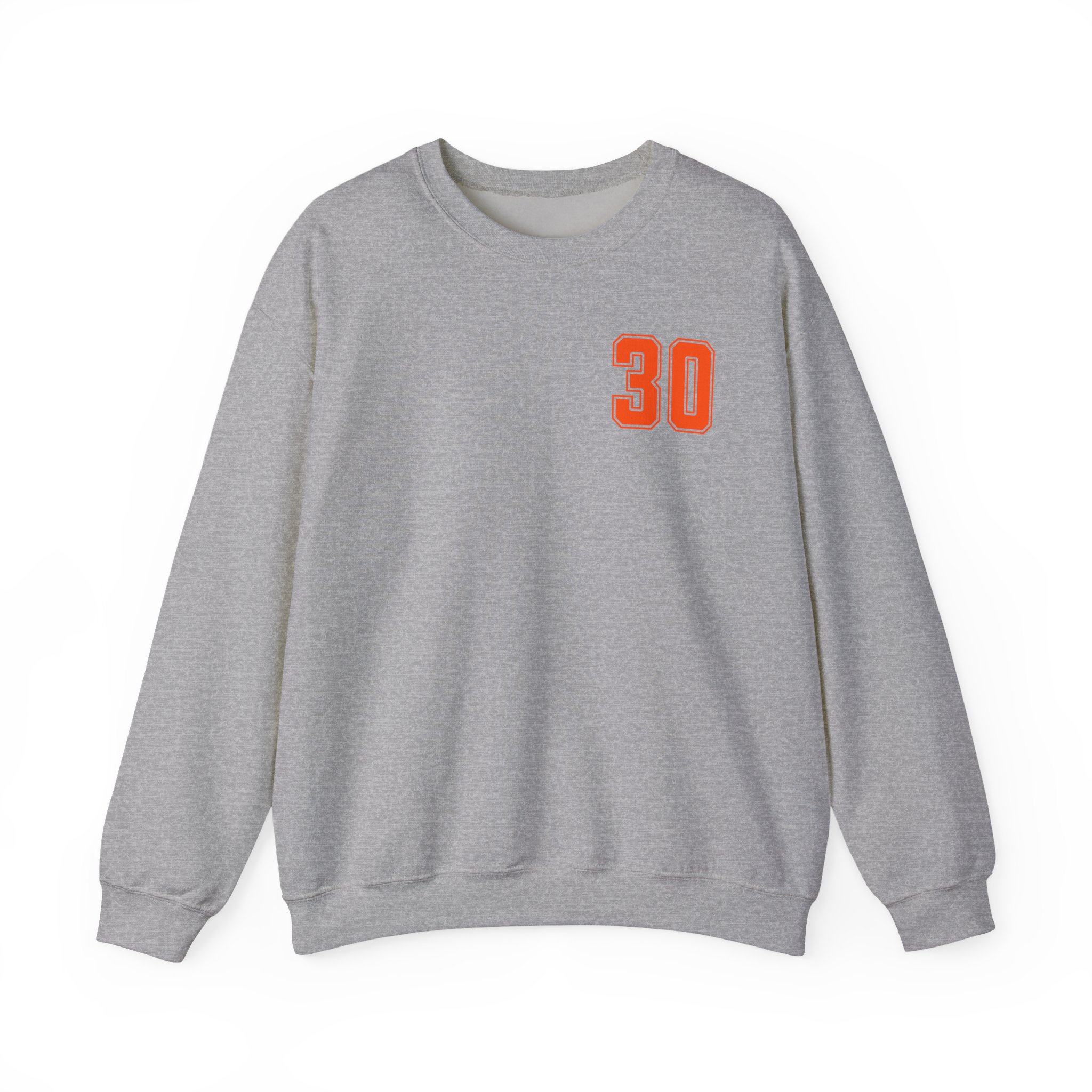 Crewneck Sweatshirt — chest_back in Grey