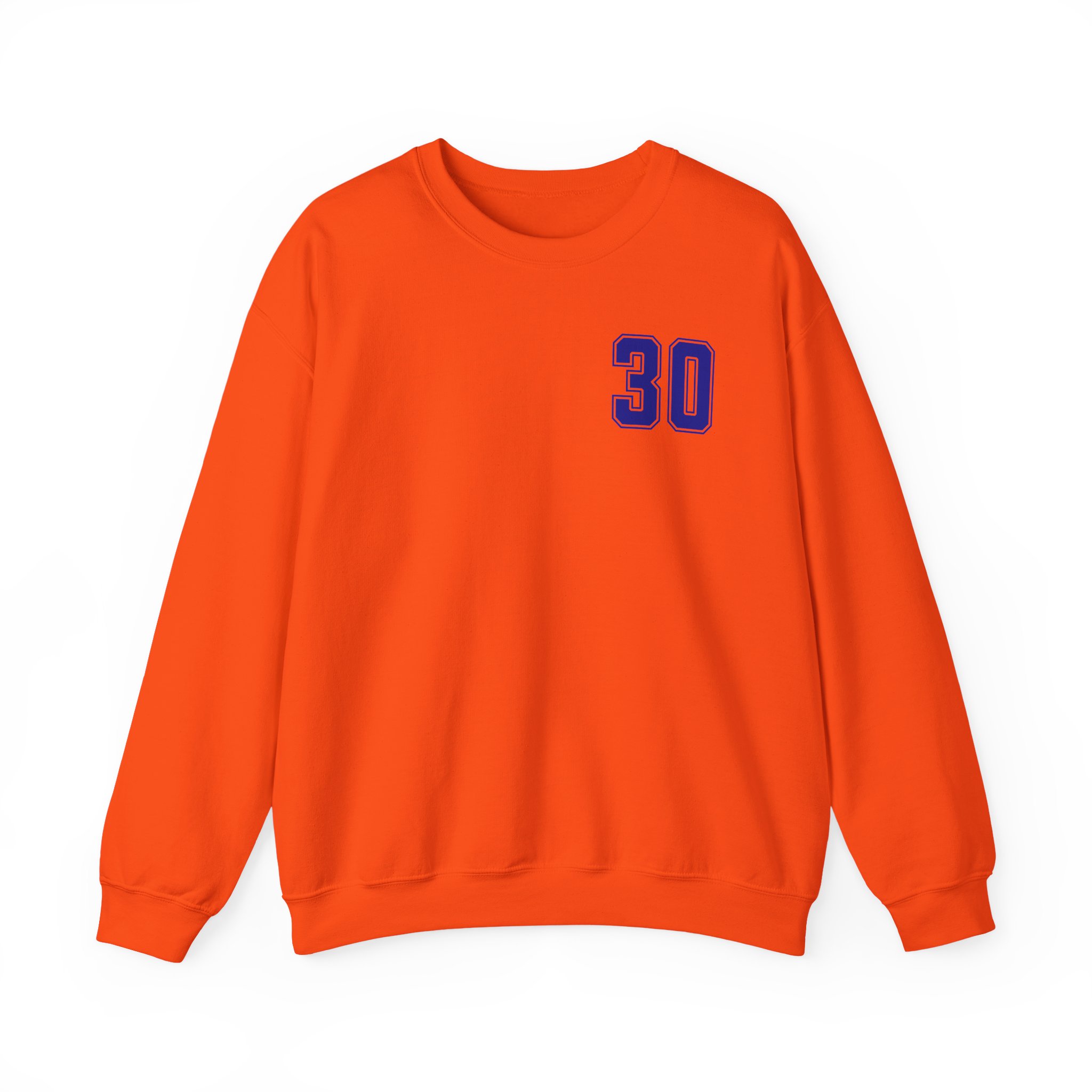 Crewneck Sweatshirt — chest_back in Orange