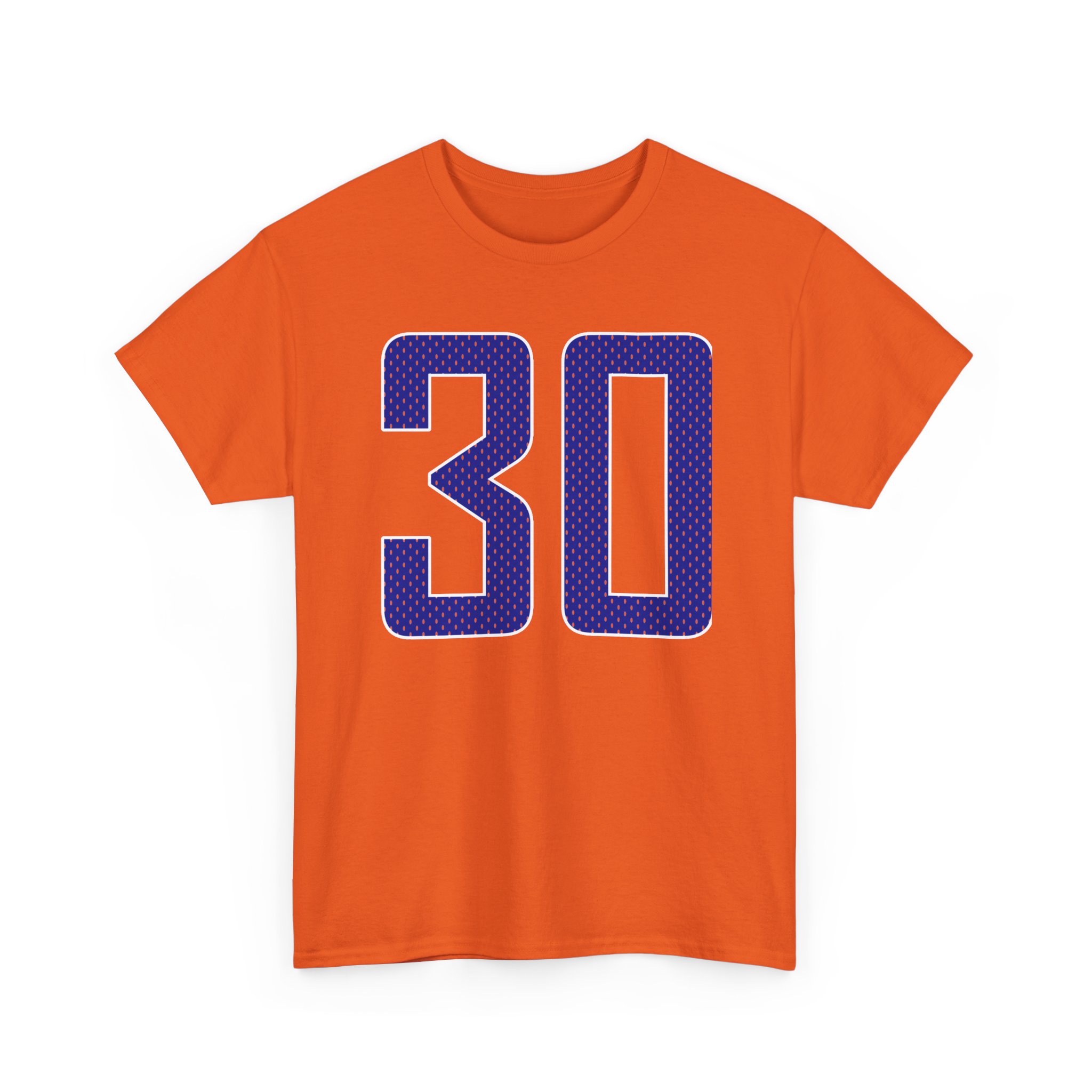Tee — mesh_shirsey_number in Orange