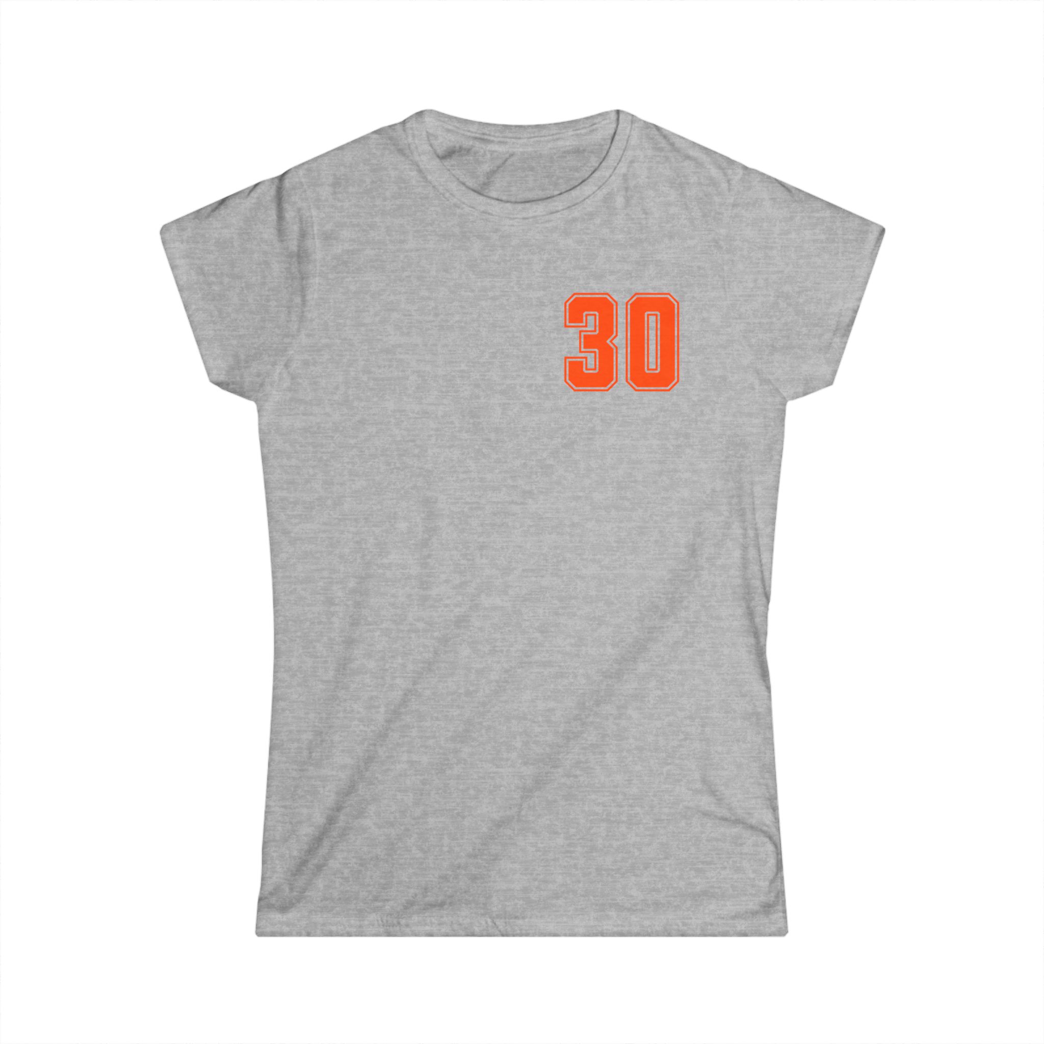 Women's Softstyle Tee — chest_back in Grey
