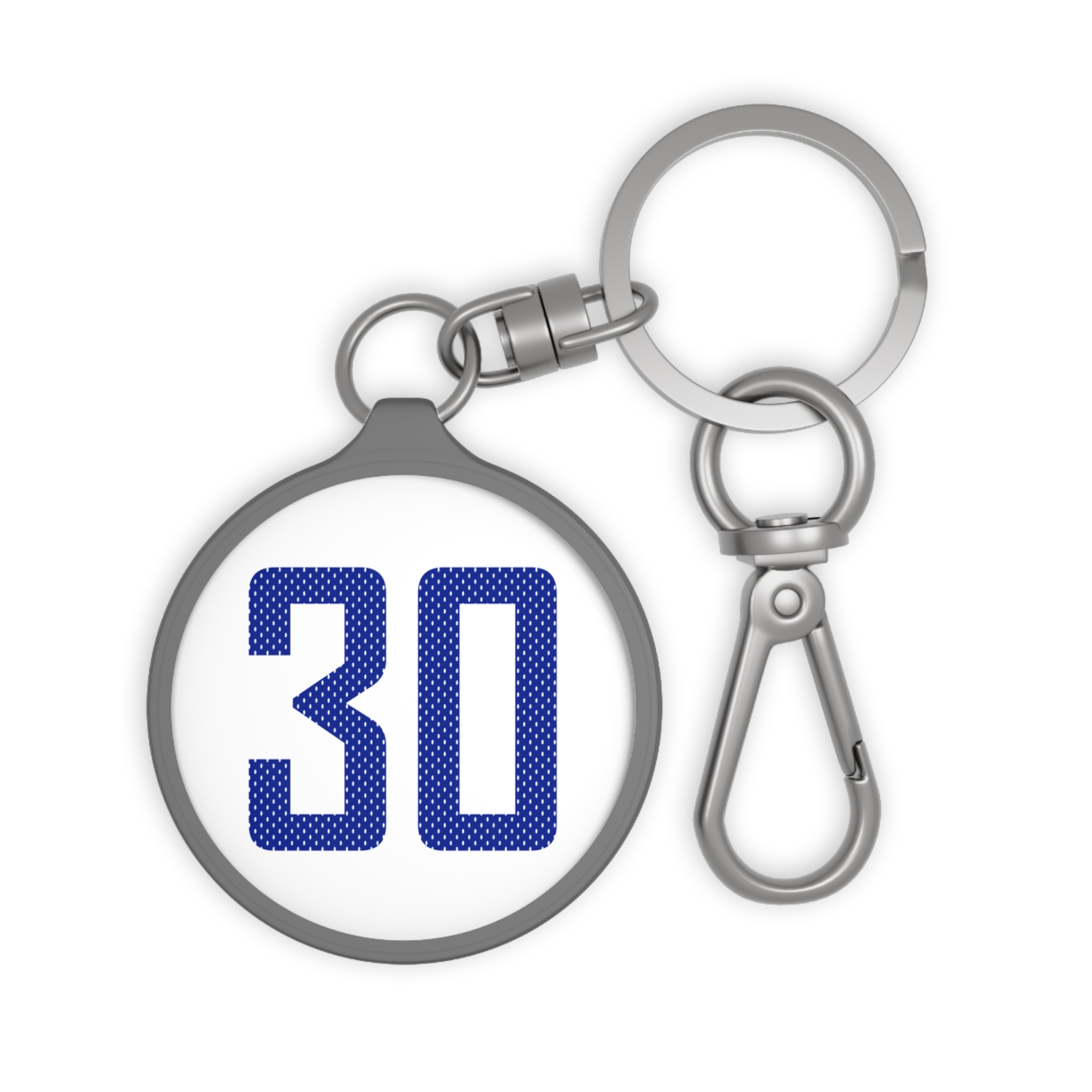 Keychain — mesh_shirsey_number in Grey