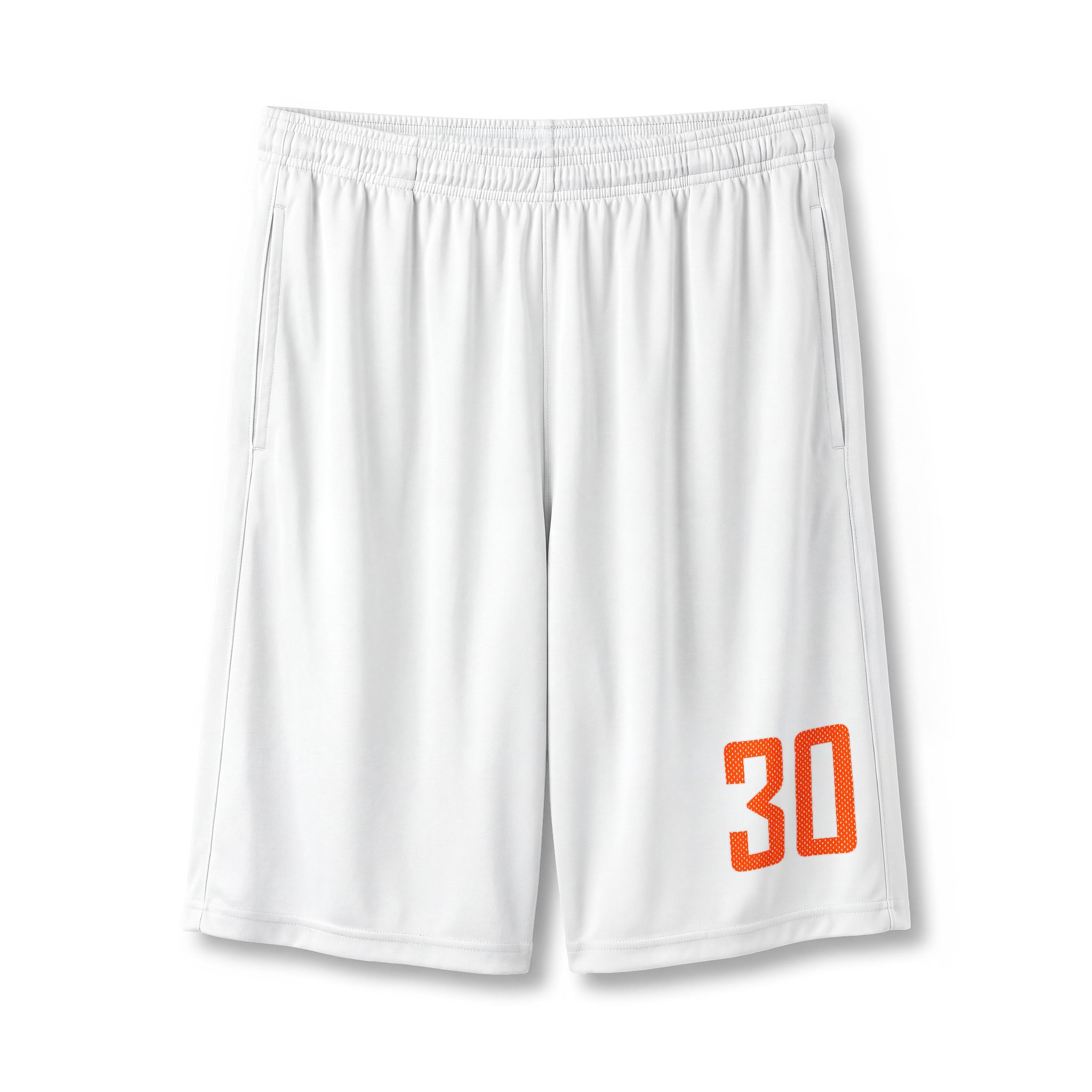 Shorts — mesh_shirsey_number in White