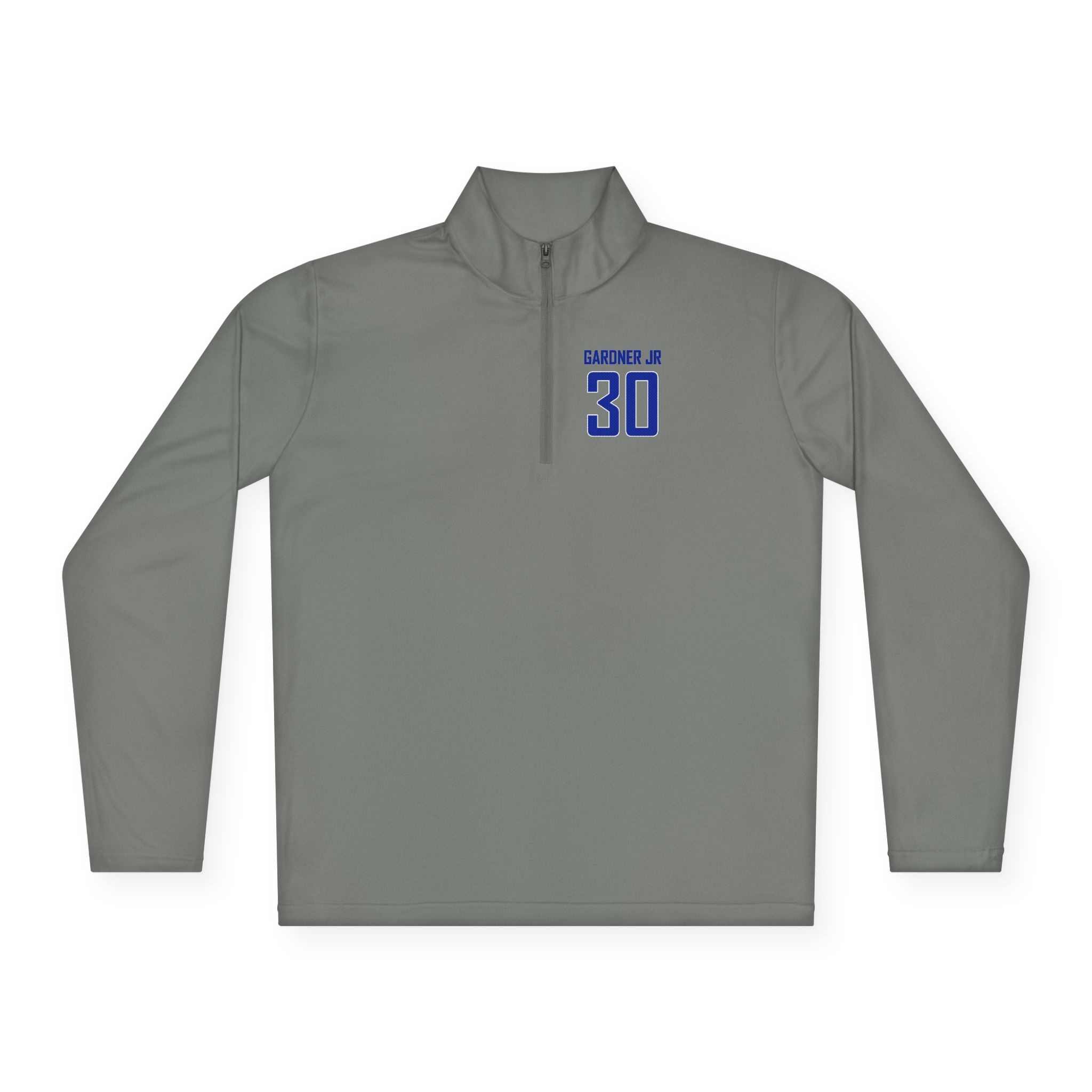 Q-Zip Pullover — mesh_shirsey in Grey