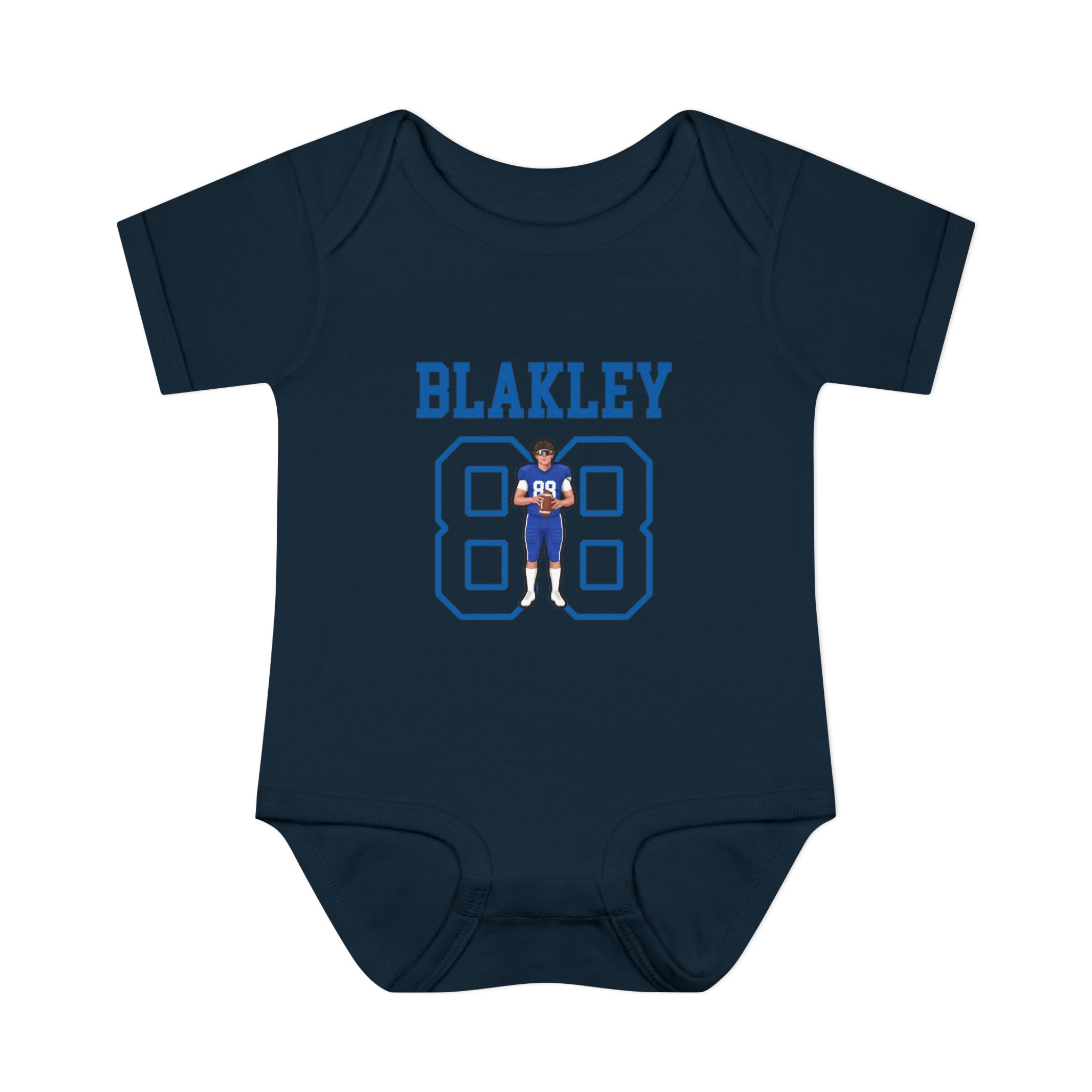 Baby Onesie — character_shirsey in Navy