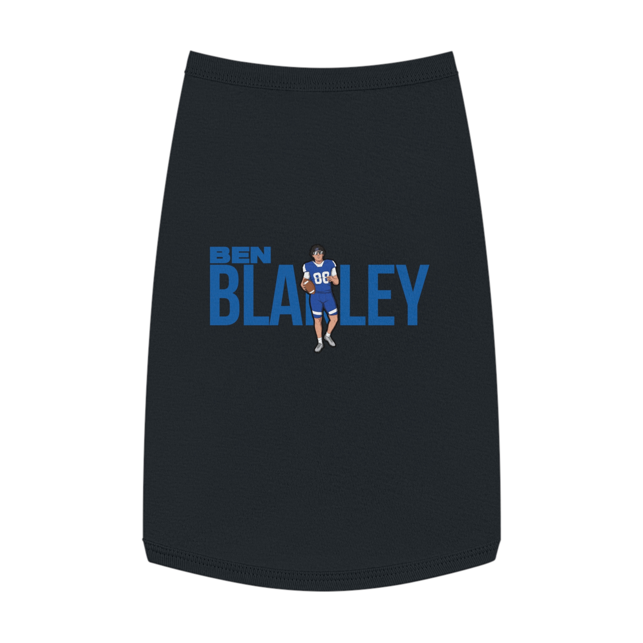 Pet Tank Top — character_player_name in Black