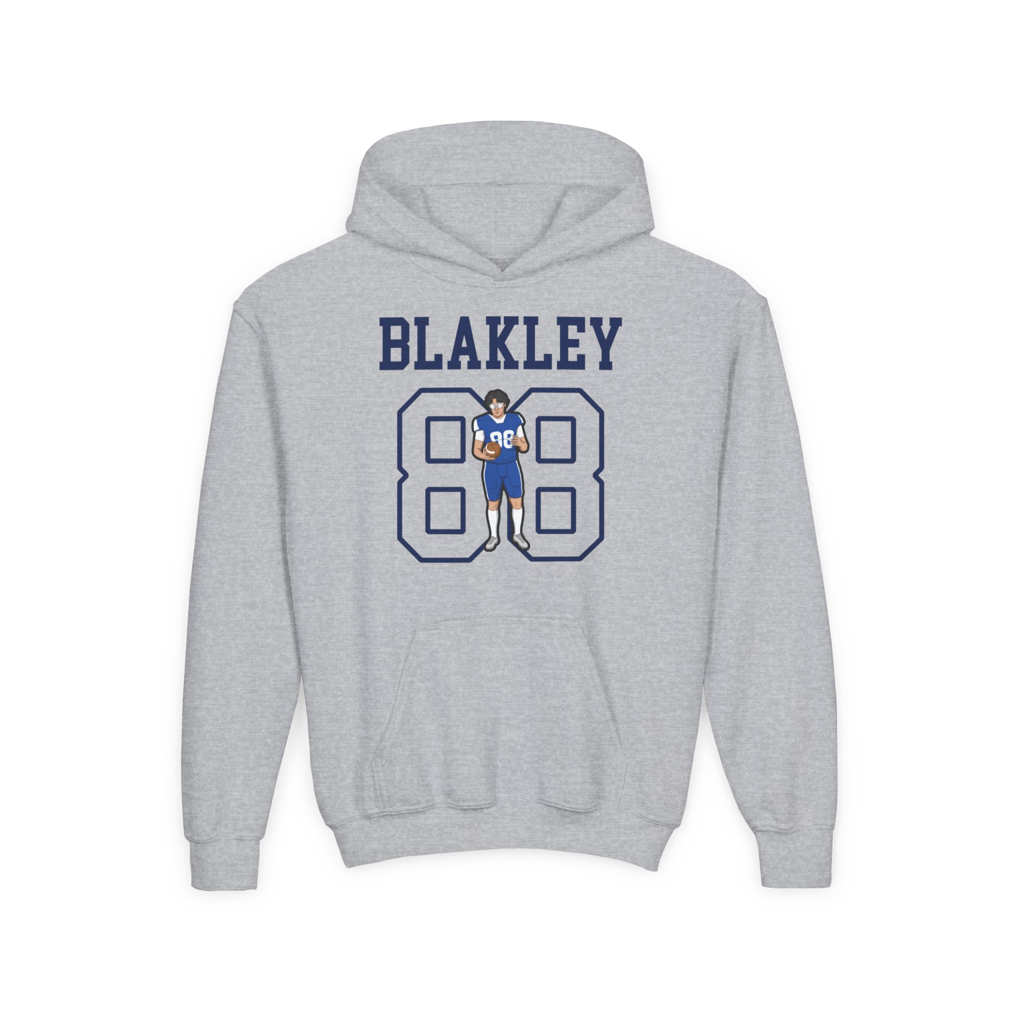Youth Hoodie — character_shirsey in Grey