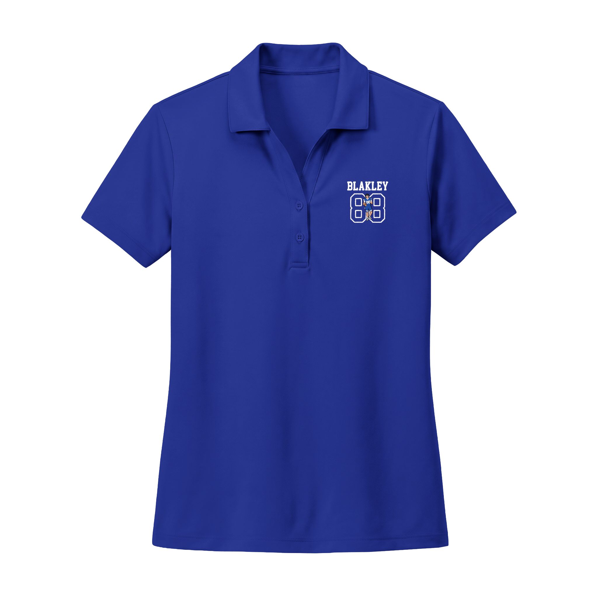 Women's Polo — character_shirsey in Royal