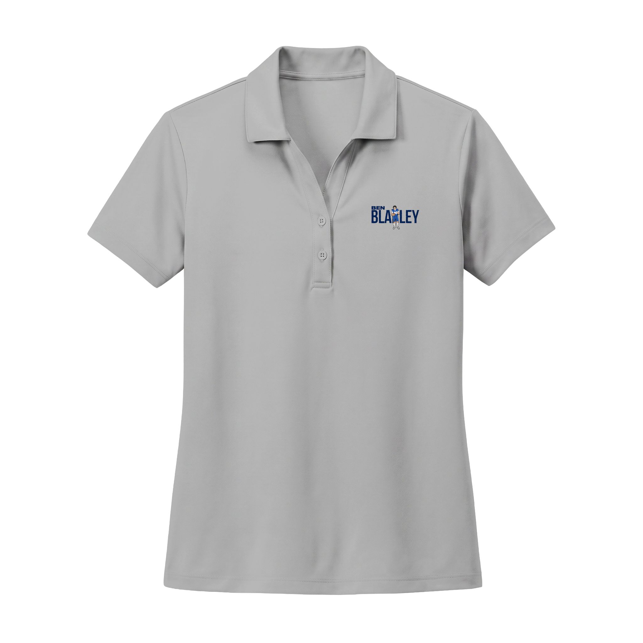 Women's Polo — character_player_name in Silver
