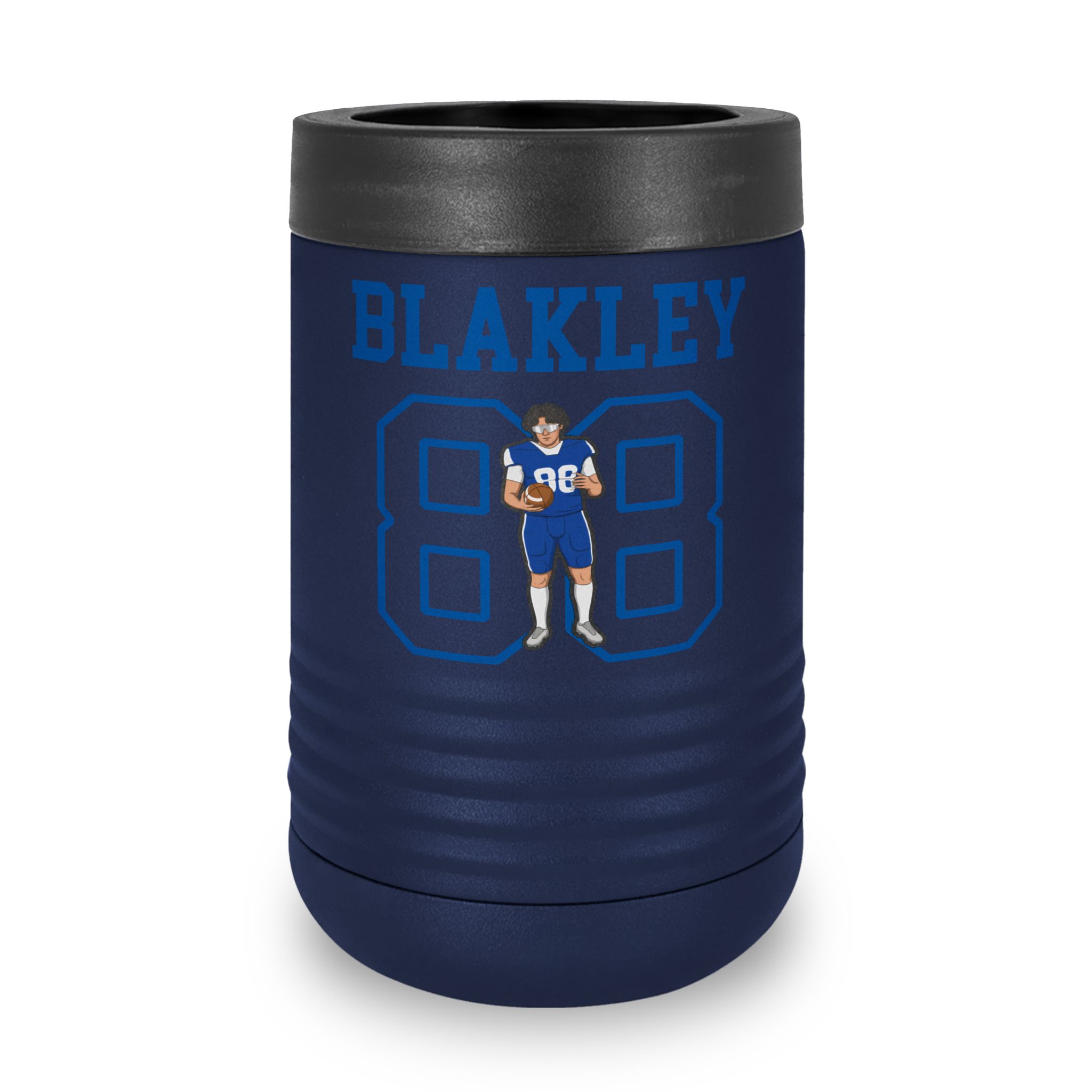 Stainless Can Cooler — character_shirsey in Navy
